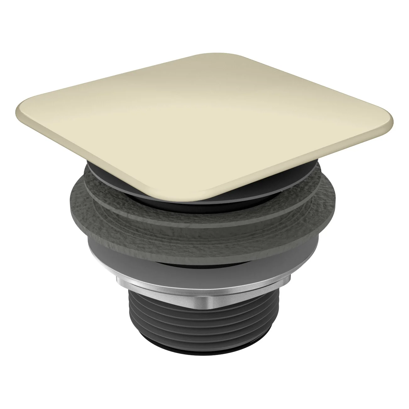 Kaldewei Permanentablaufventil Modell 3905 mit eckigem Deckel