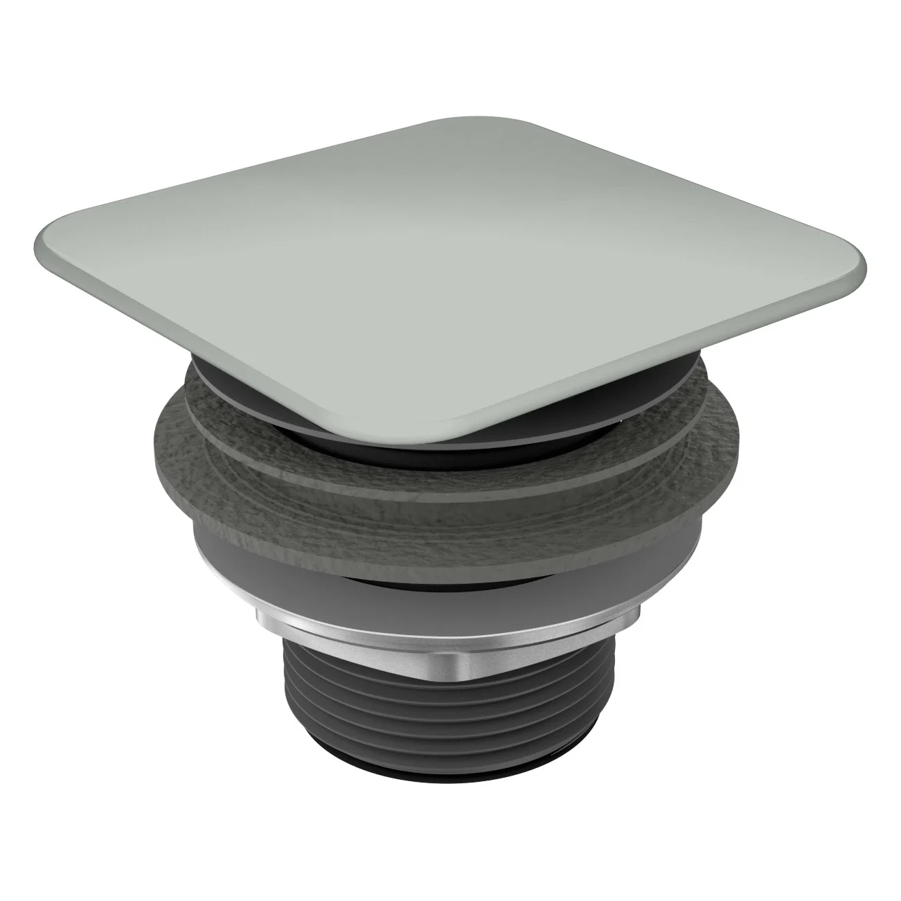 Kaldewei Permanentablaufventil Modell 3905 mit eckigem Deckel