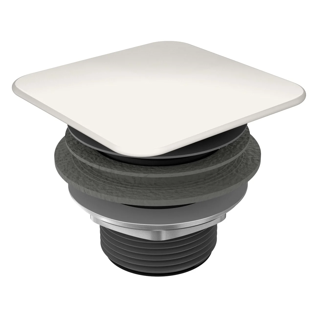 Kaldewei Permanentablaufventil Modell 3905 mit eckigem Deckel