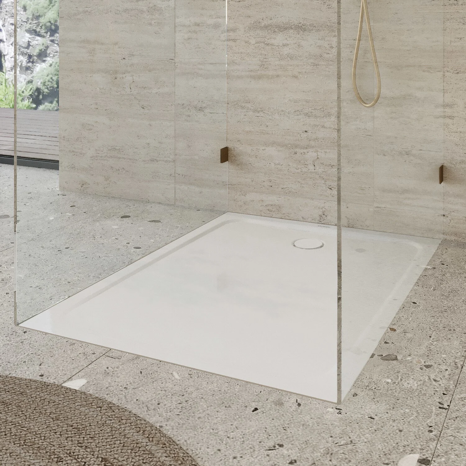 Kaldewei CAYONOPLAN 2276-1 Duschwanne 80 x 160 cm, mit Perl-Effekt und Antislip