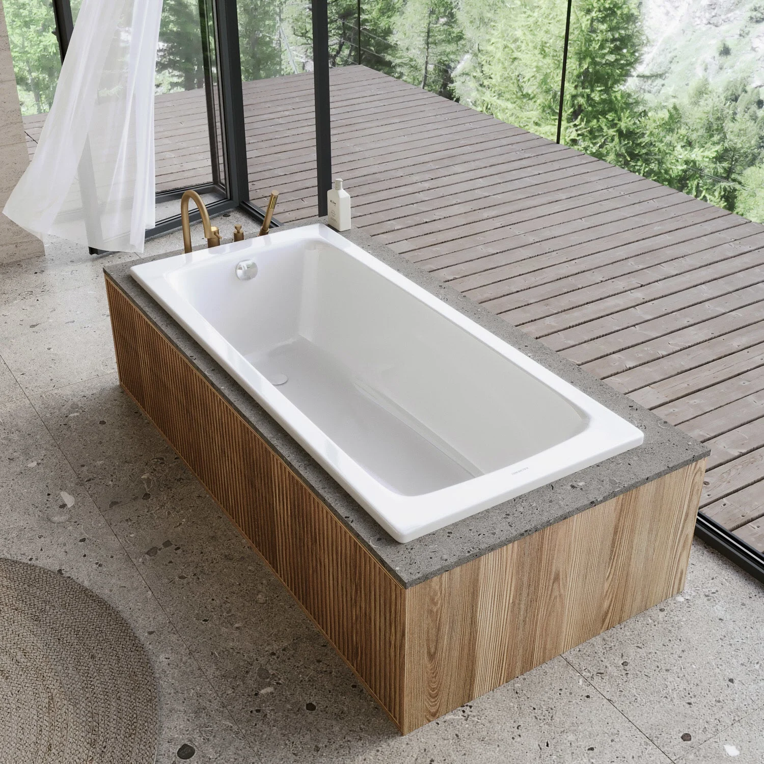 Kaldewei CAYONO STAR Mod. 756 Badewanne 170 x 75 cm, mit Perl-Effekt und Grifflöcher
