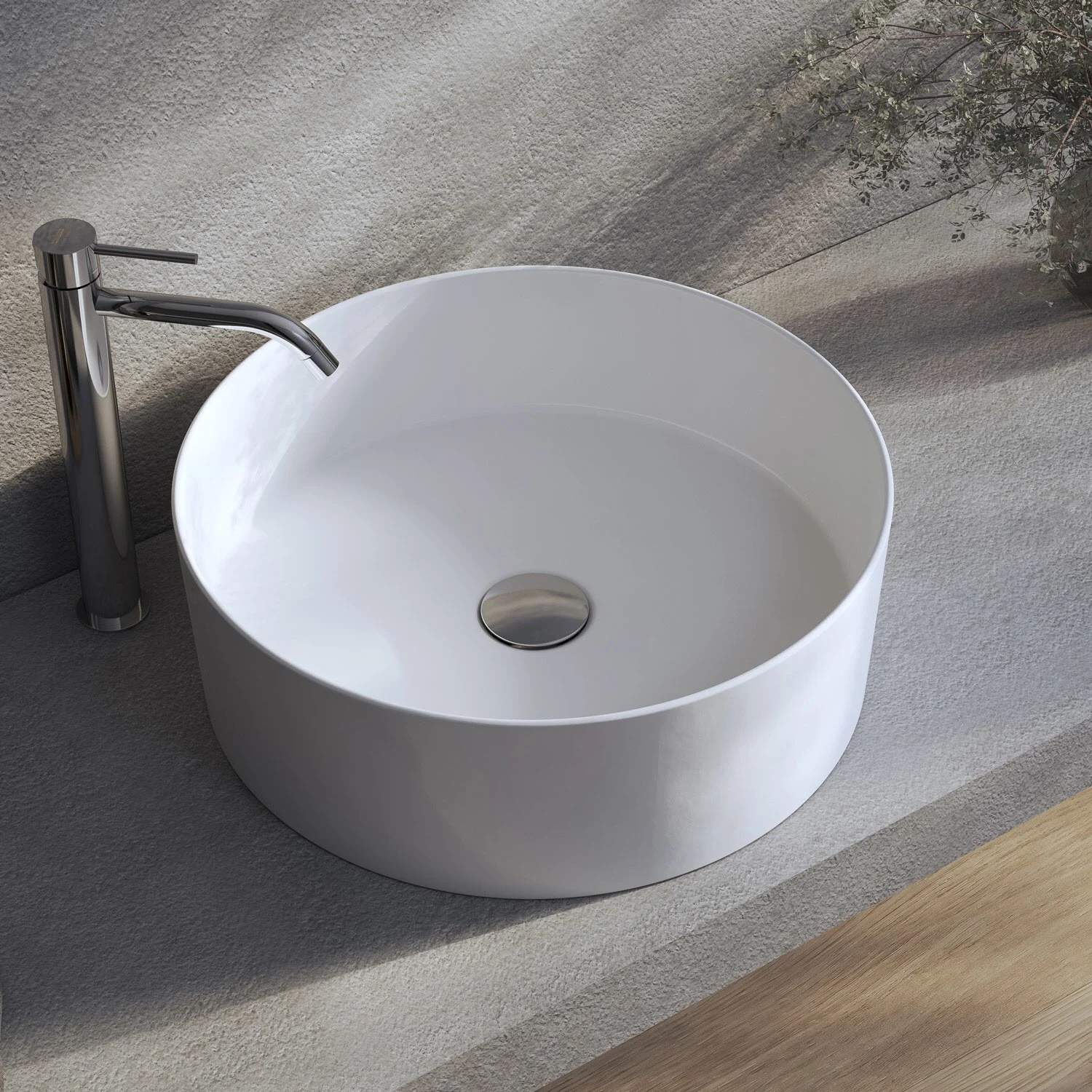 Kronenbach Tube Aufsatzwaschtisch Ø 46 cm