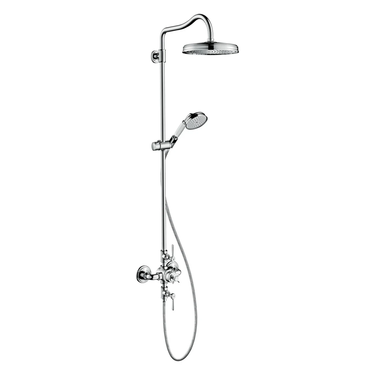 AXOR Montreux Showerpipe mit Thermostat und 1jet Kopfbrause AXOR Montreux Showerpipe mit Thermostat und 1jet Kopfbrause