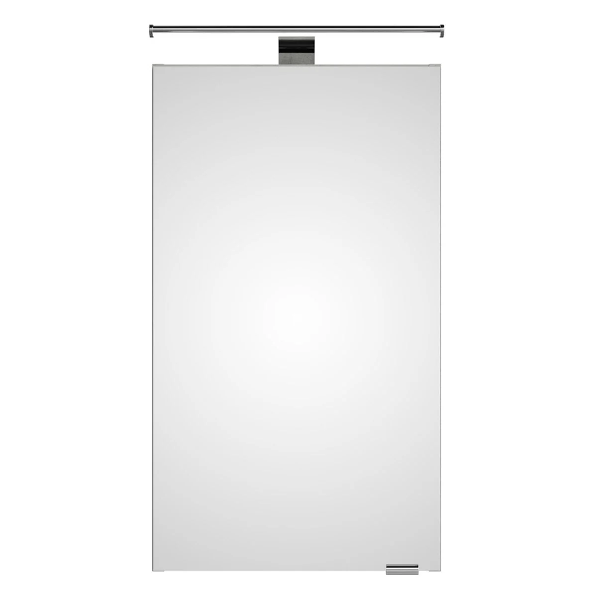 Steinkamp Living 2.0 Spiegelschrank 40 cm mit 1 Drehtür, inkl. LED-Aufsatzleuchte