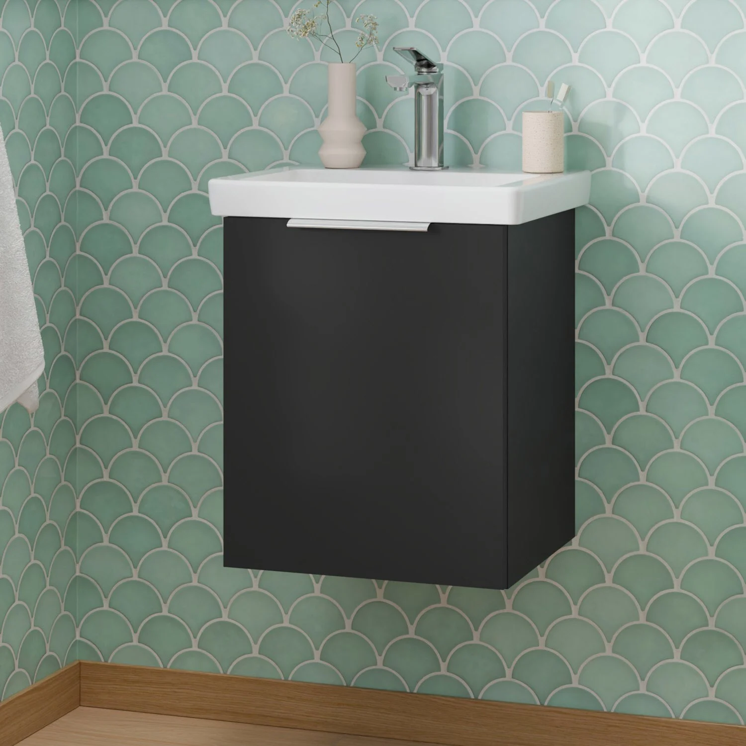 Steinkamp Living 2.0 Waschtischunterschrank 40 cm für Villeroy & Boch Subway 3.0 Waschtisch 45 cm