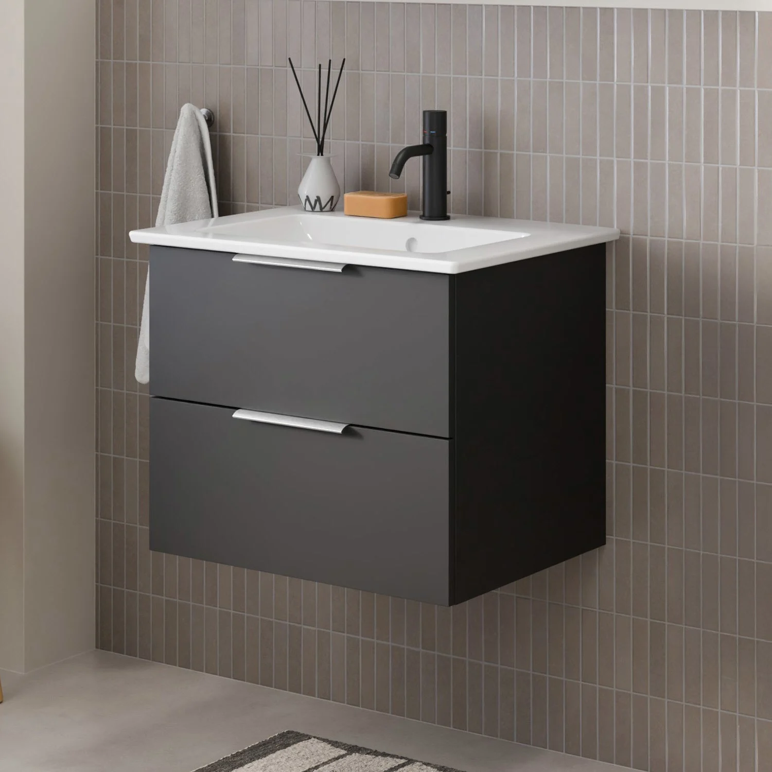 Steinkamp Living 2.0 Waschtischunterschrank 60 cm für Villeroy & Boch Venticello Waschtisch 65 cm