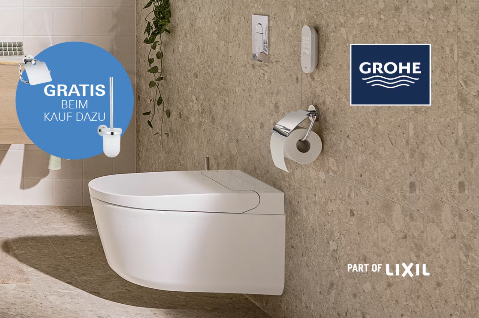 Grohe Sensia Arena & Accessoires geschenkt