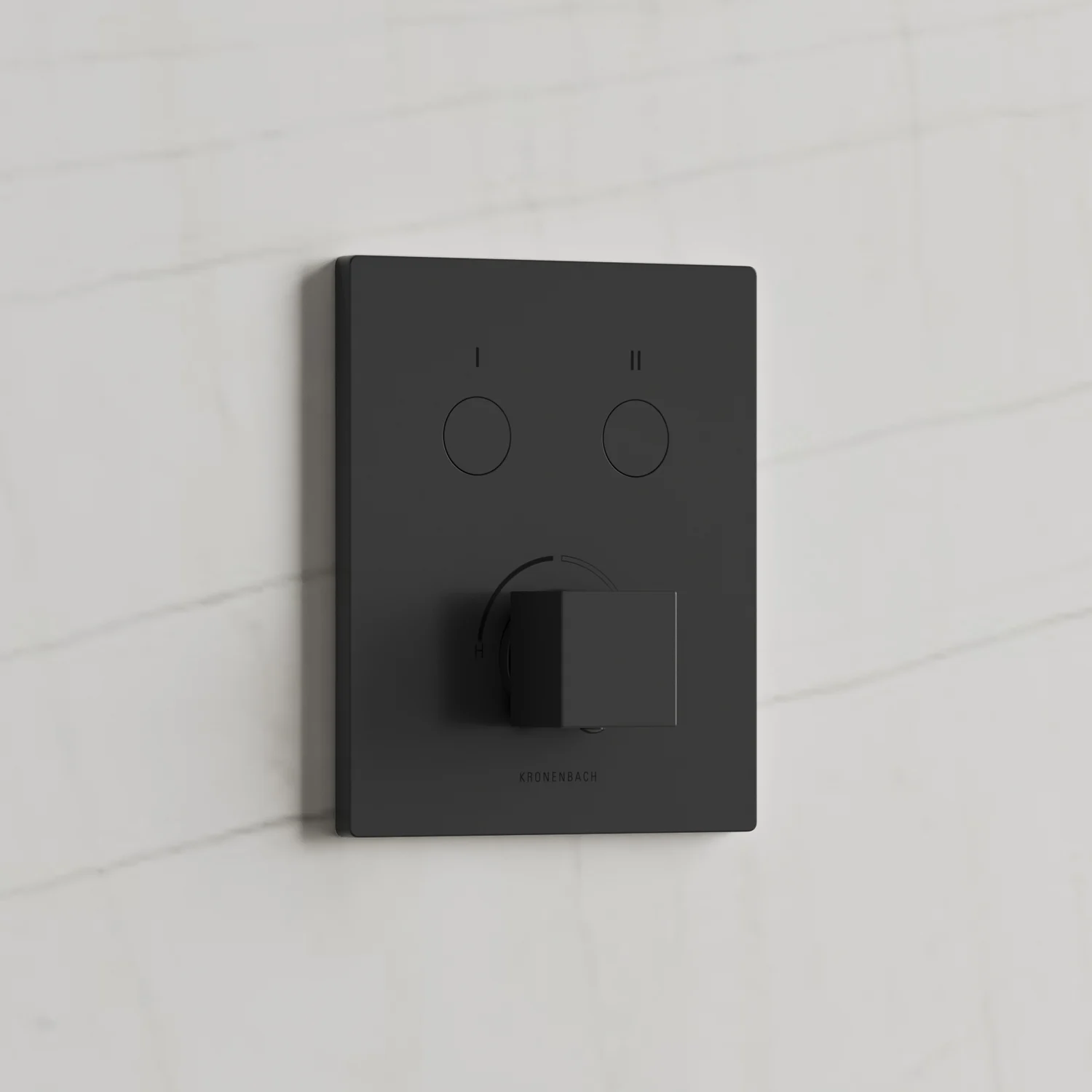 Kronenbach Smart Push Unterputz-Mischer für 2 Verbraucher, eckige Ausführung Kronenbach Smart Push Unterputz-Mischer für 2 Verbraucher, eckige Ausführung