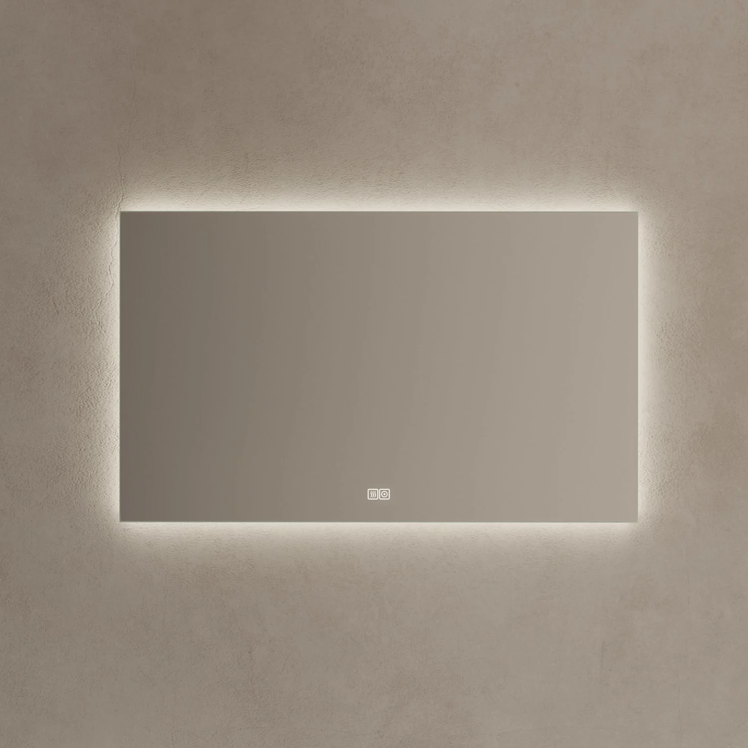 Kronenbach Night Badspiegel 100 x 60 cm mit LED-Beleuchtung und Dimmfunktion