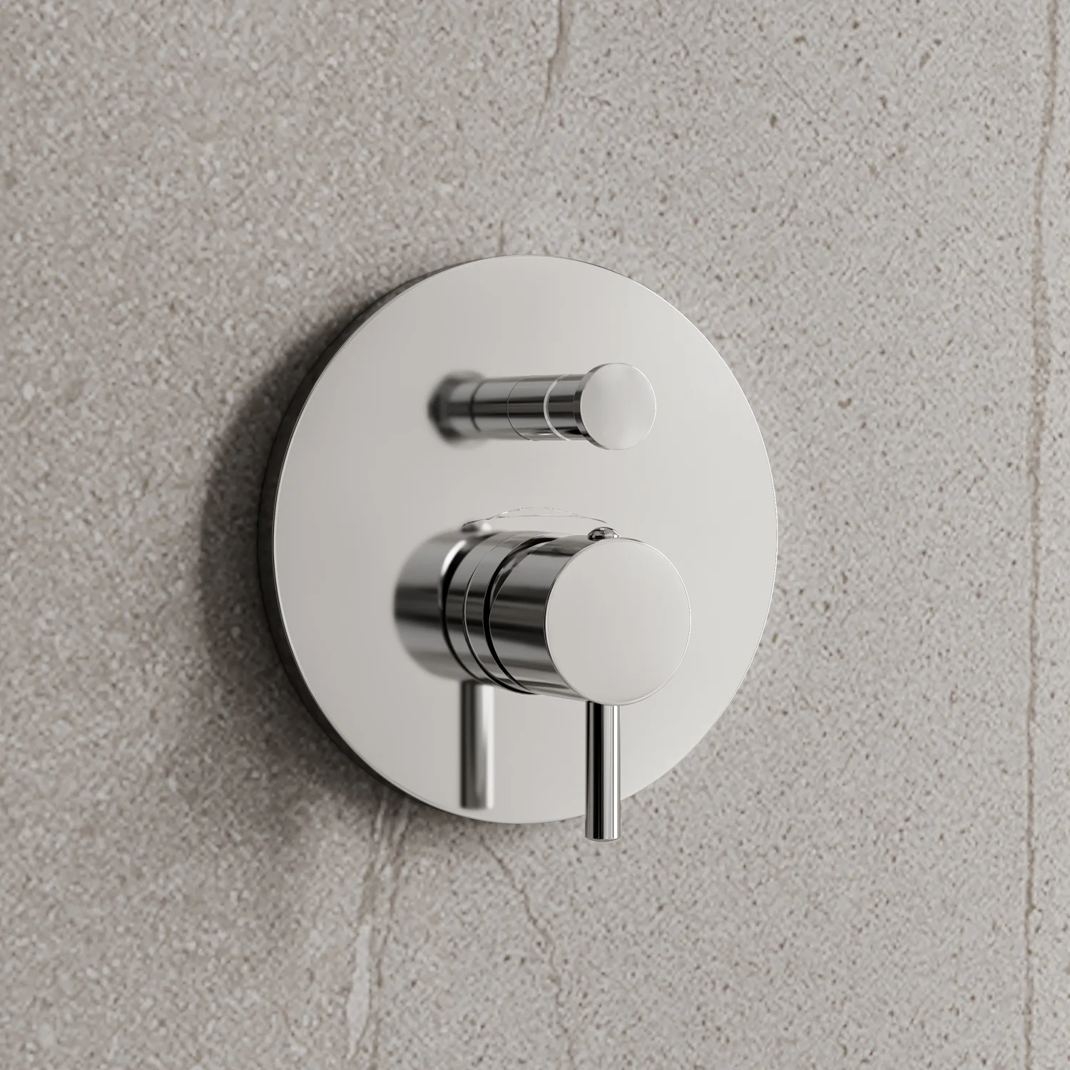 Steinkamp Living Bade-/Brause Einhebelmischer UP für 2 Verbraucher, mit Zugumstellung ; ohne Grundkörper