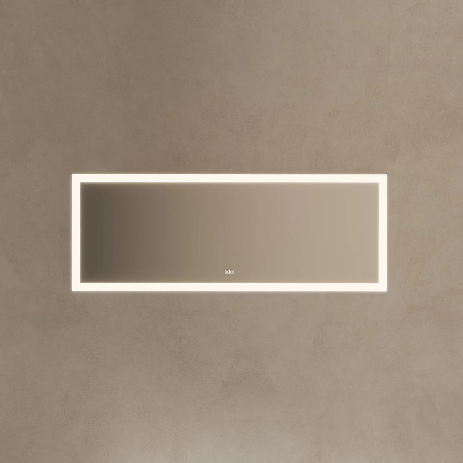 Kronenbach Day Badspiegel 160 x 60 cm mit LED-Beleuchtung und Dimmfunktion