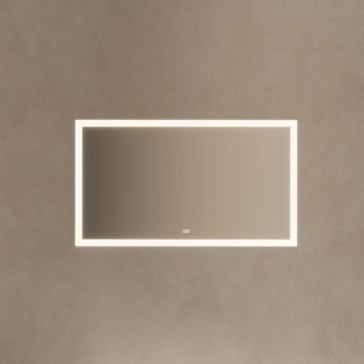 Kronenbach Day Badspiegel 140 x 80 cm mit LED-Beleuchtung, Dimmfunktion und Antibeschlag