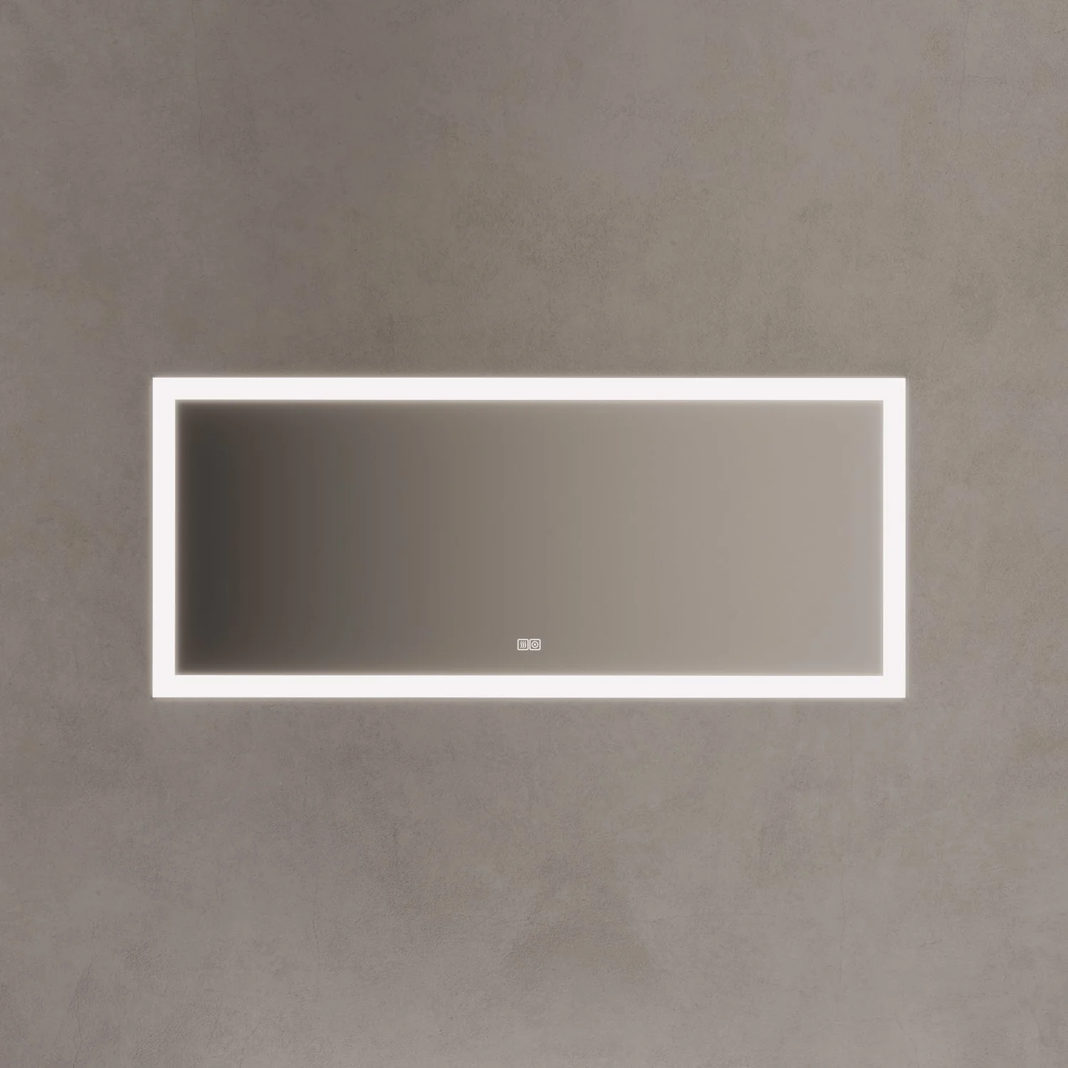 Kronenbach Day Badspiegel 140 x 60 cm mit LED-Beleuchtung und Dimmfunktion