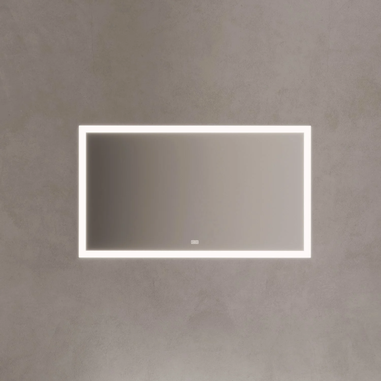 Kronenbach Day Badspiegel 140 x 80 cm mit LED-Beleuchtung, Dimmfunktion und Antibeschlag