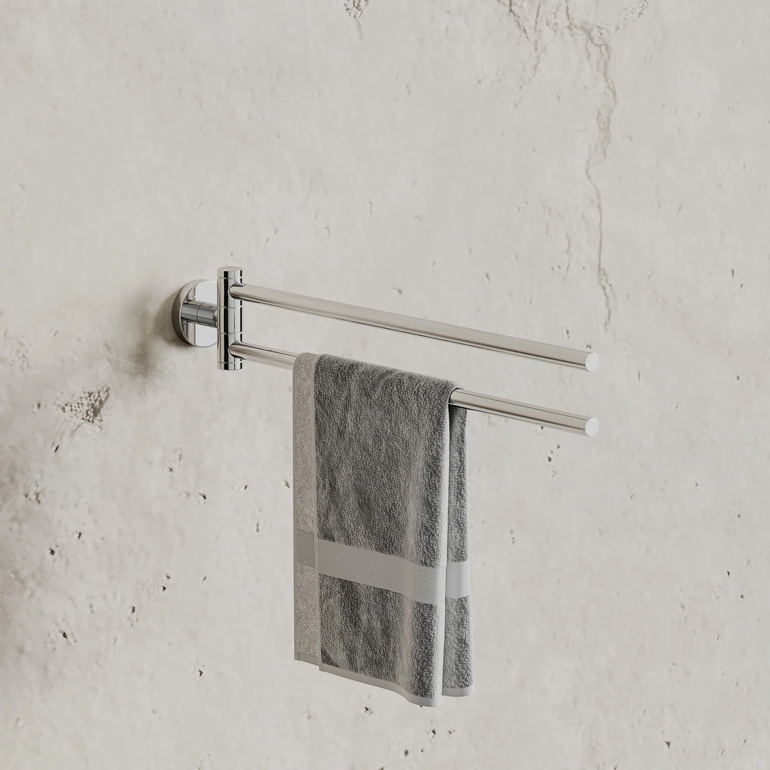 Kronenbach Radia Handtuchhalter 2-armig, schwenkbar