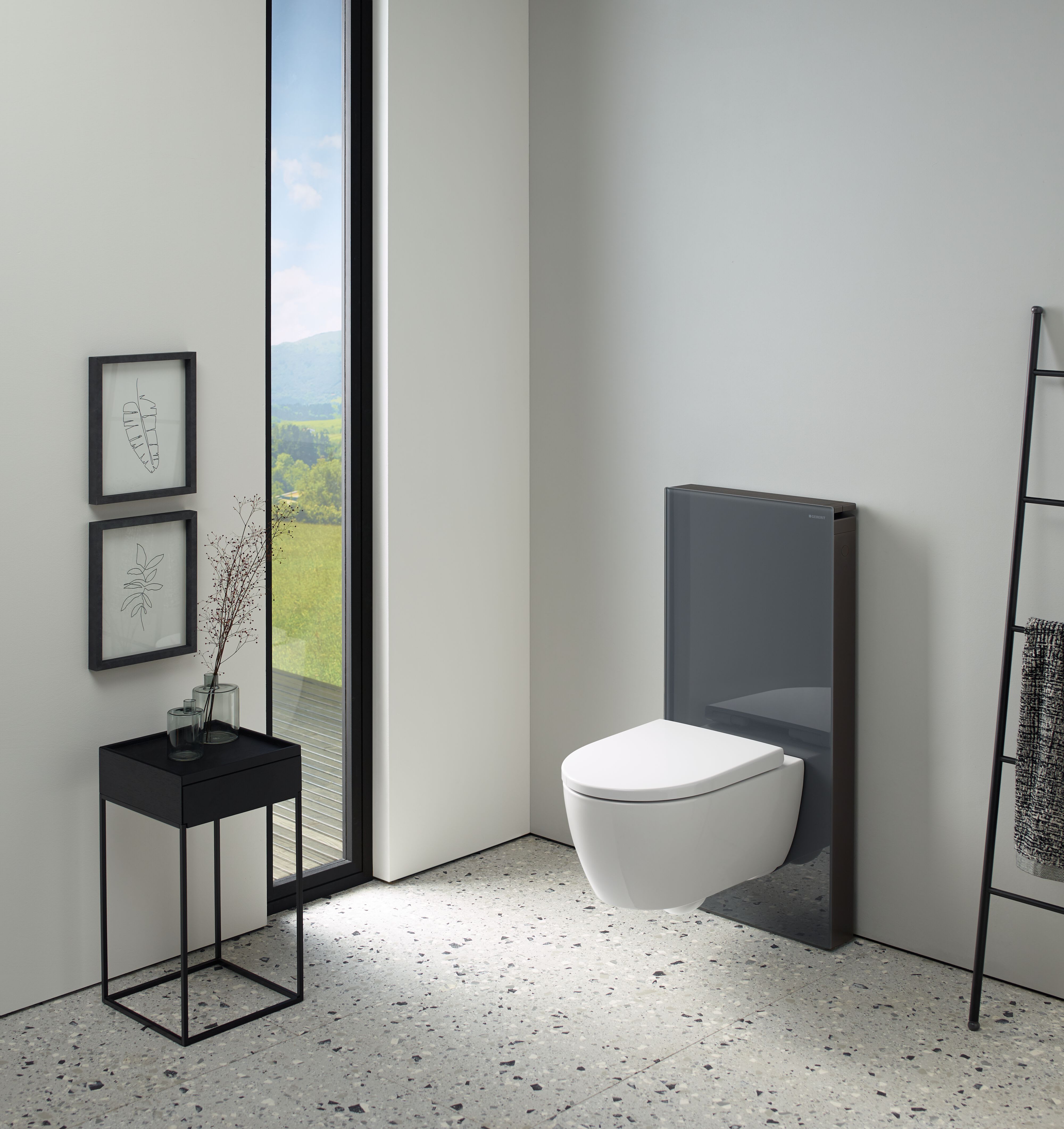 Geberit Monolith Sanitärmodul in einem modernen Badezimmer