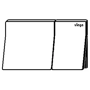 Viega WC-Betätigungsplatte für Prevista Visign for More 200, Modell 8620.1 Bild 3