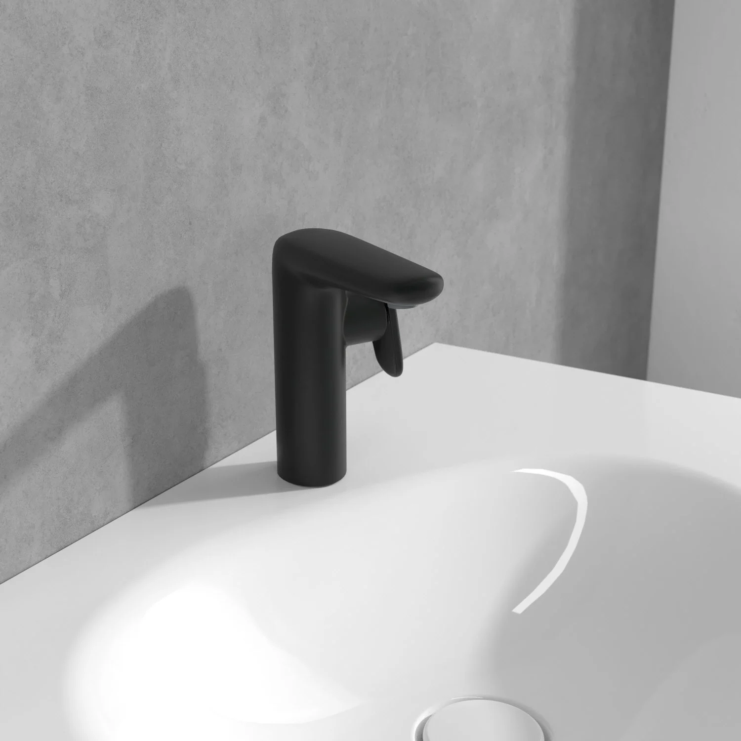 Villeroy & Boch Antao Einhebel-Waschtischarmatur mit Push-Open-Ablaufgarnitur