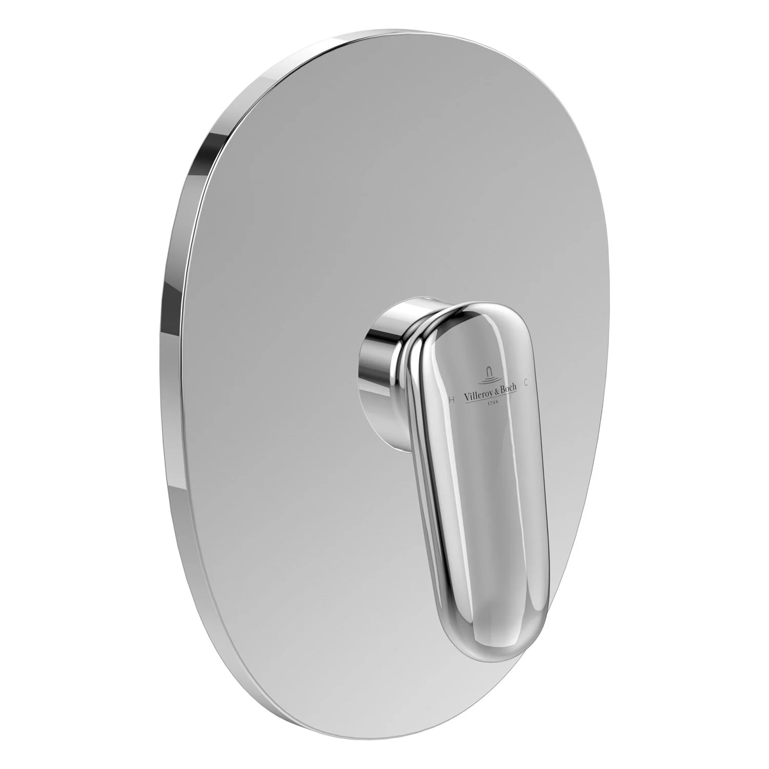 Bateria widok z boku, błyszczący metal, Villeroy & Boch