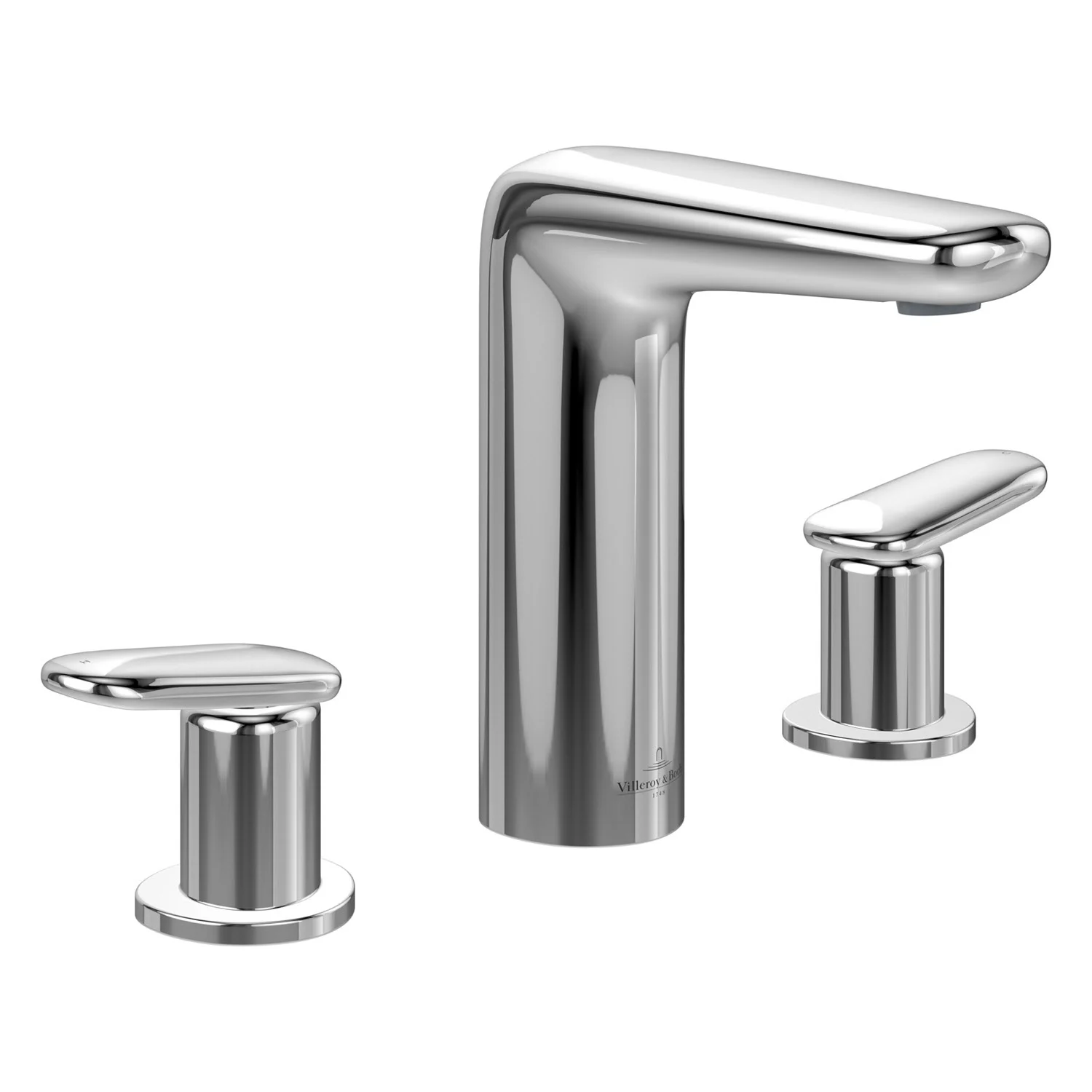 Bateria w chromie, widok z przodu, Villeroy & Boch