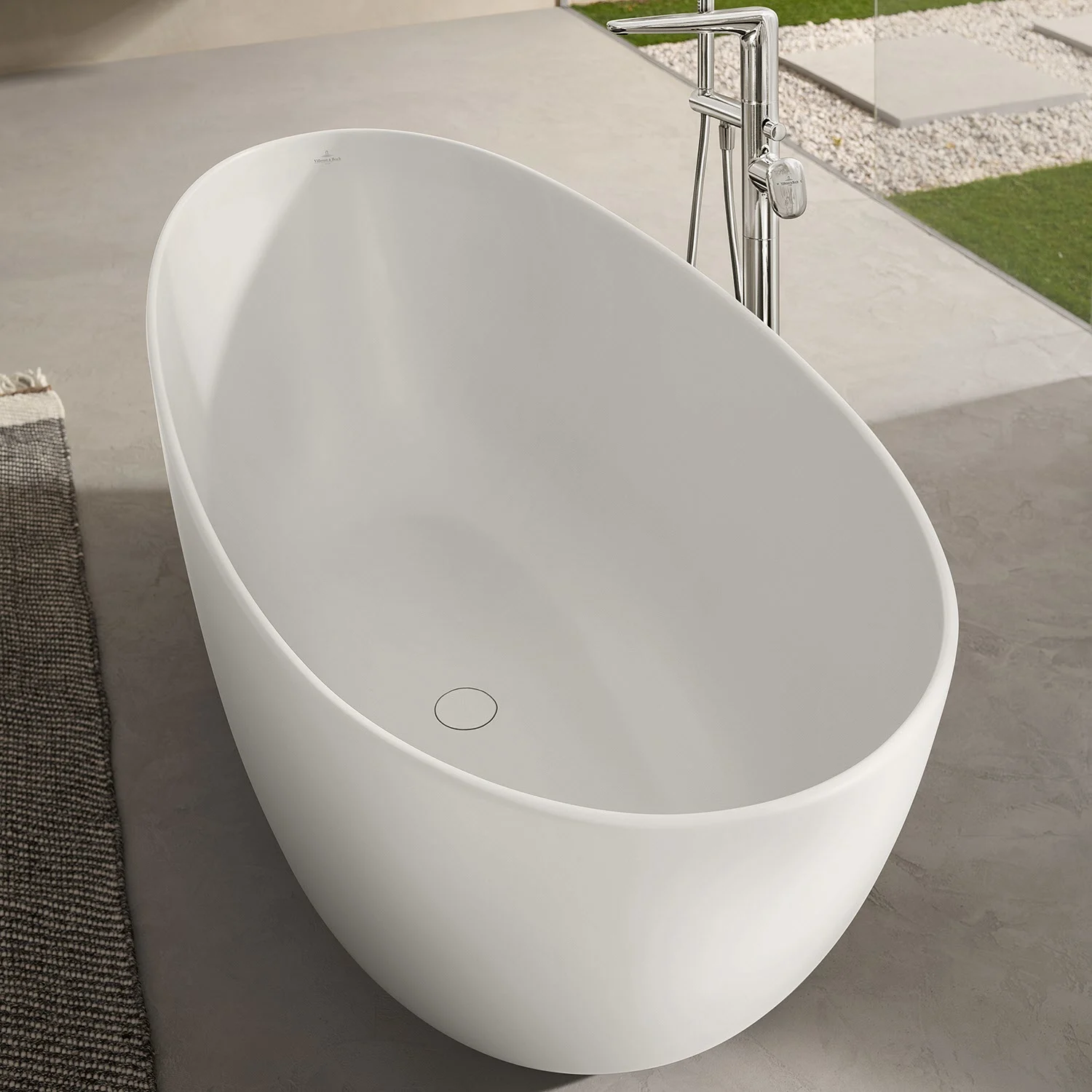 Villeroy & Boch Antao freistehende Badewanne 170 x 75 cm Bild 4