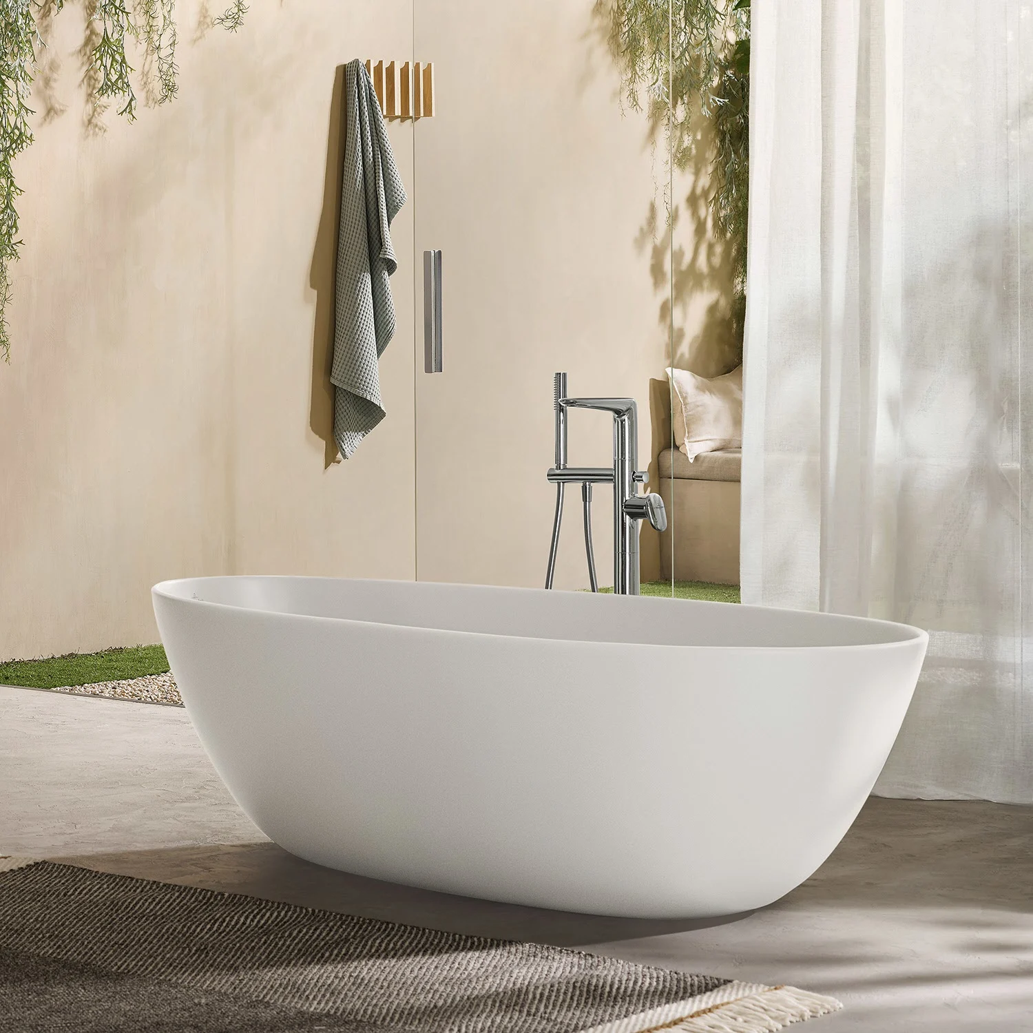 Villeroy & Boch Antao freistehende Badewanne 170 x 75 cm Bild 8