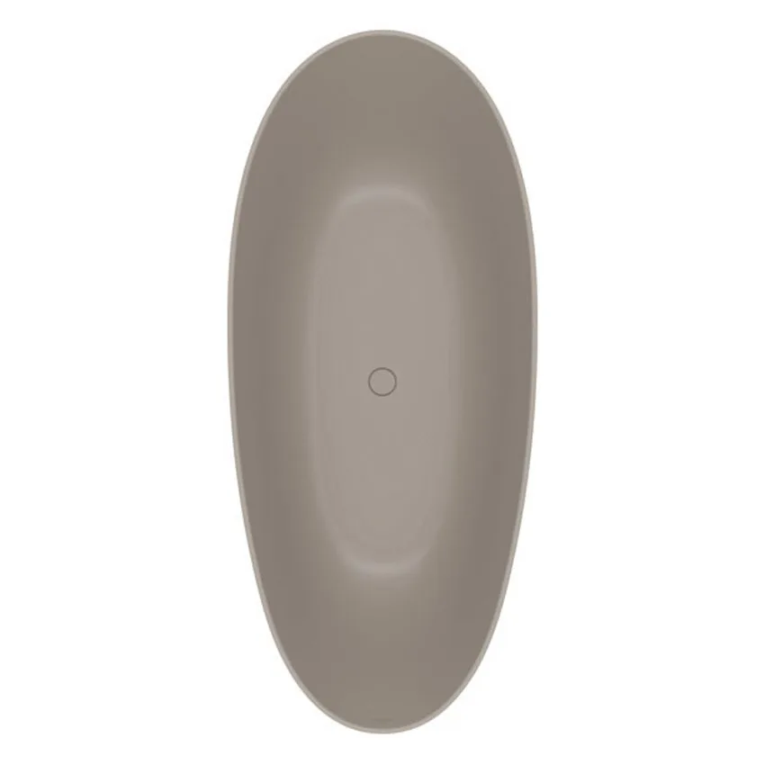 Beżowa wanna widok z góry, Villeroy & Boch