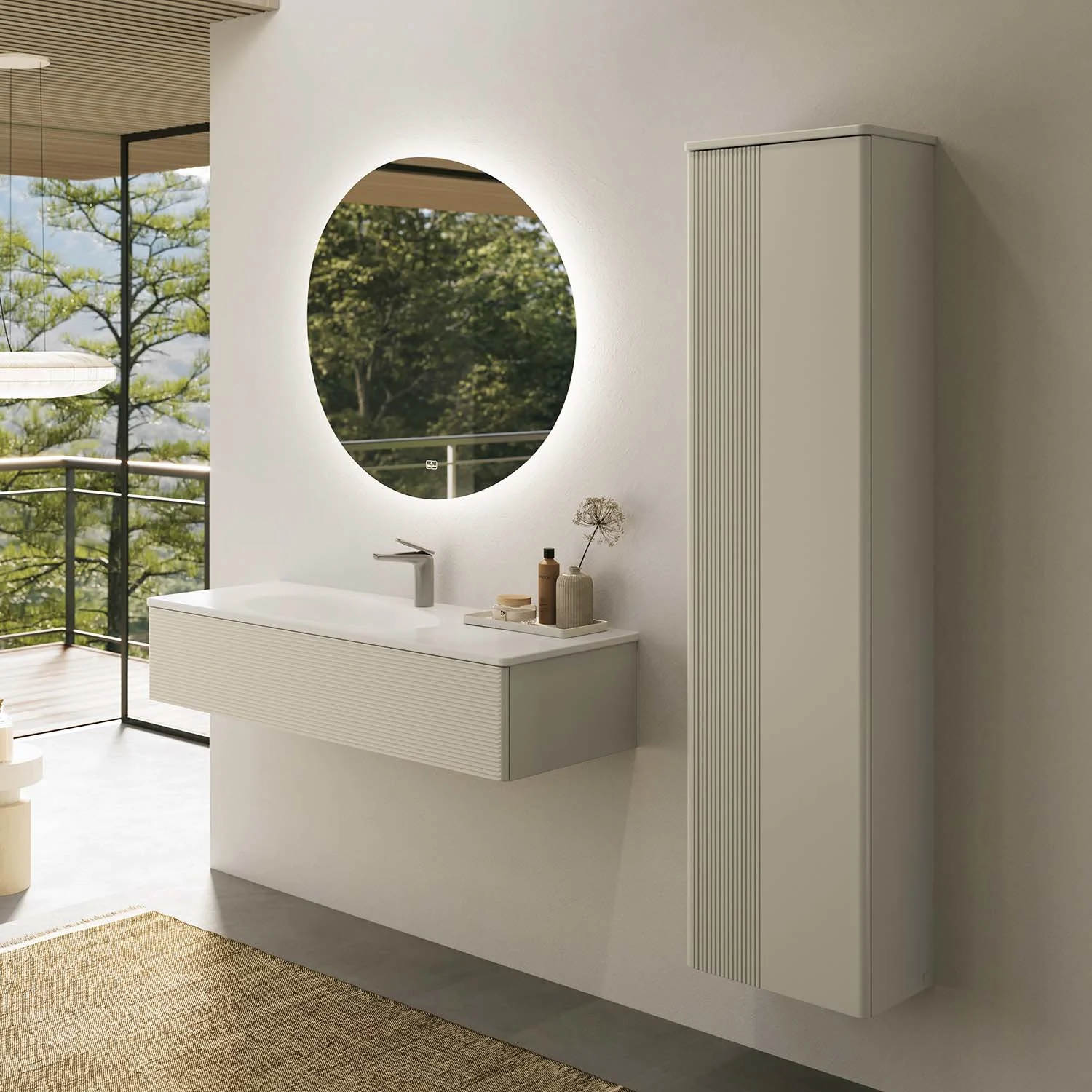 Villeroy & Boch Antao Hochschrank 41,4 x 171,9 cm, 1 Tür links, Front mit Struktur Bild 7