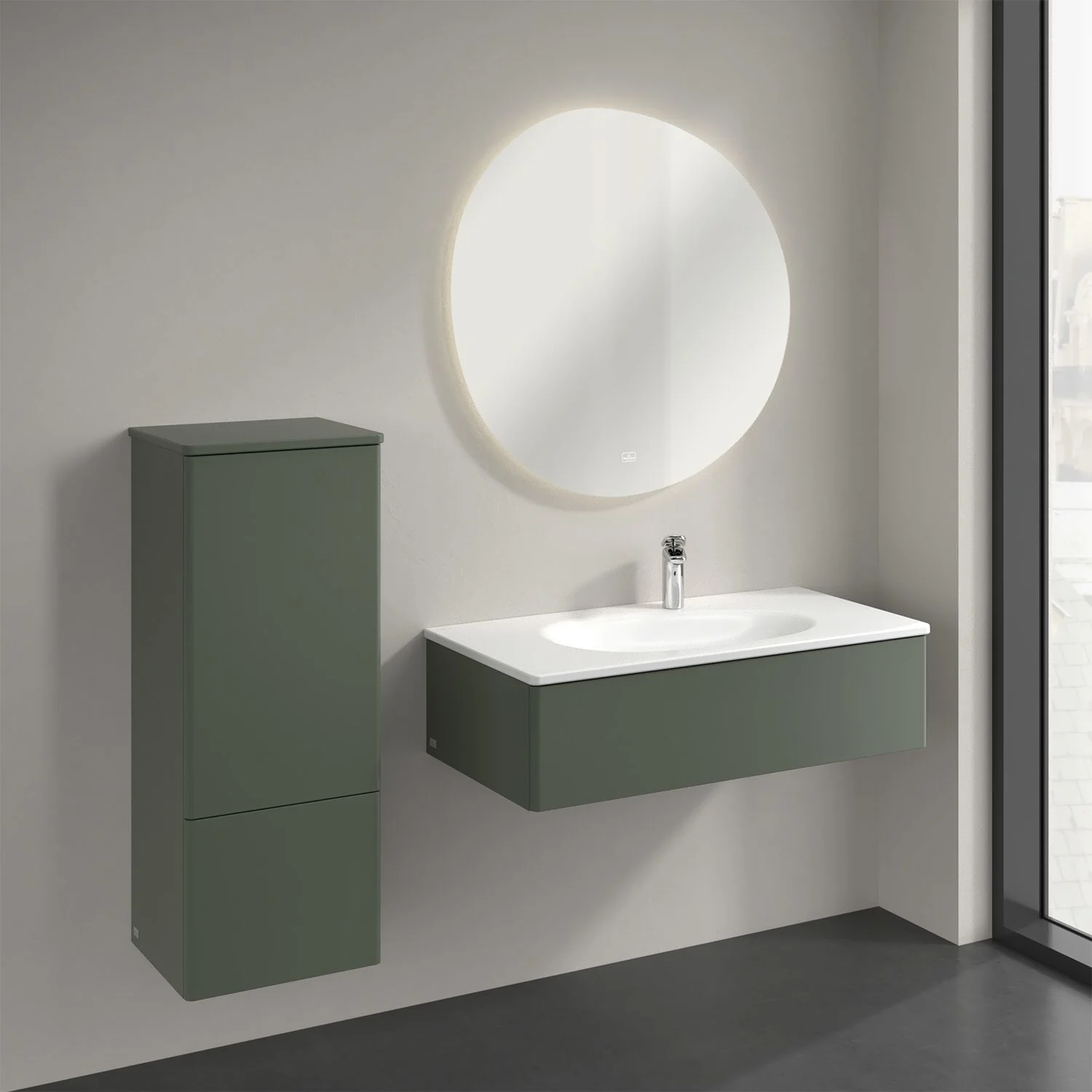 Villeroy & Boch Antao Mittelschrank 41,4 x 103,9 cm, 1 Tür links, Fronten ohne Struktur Bild 2