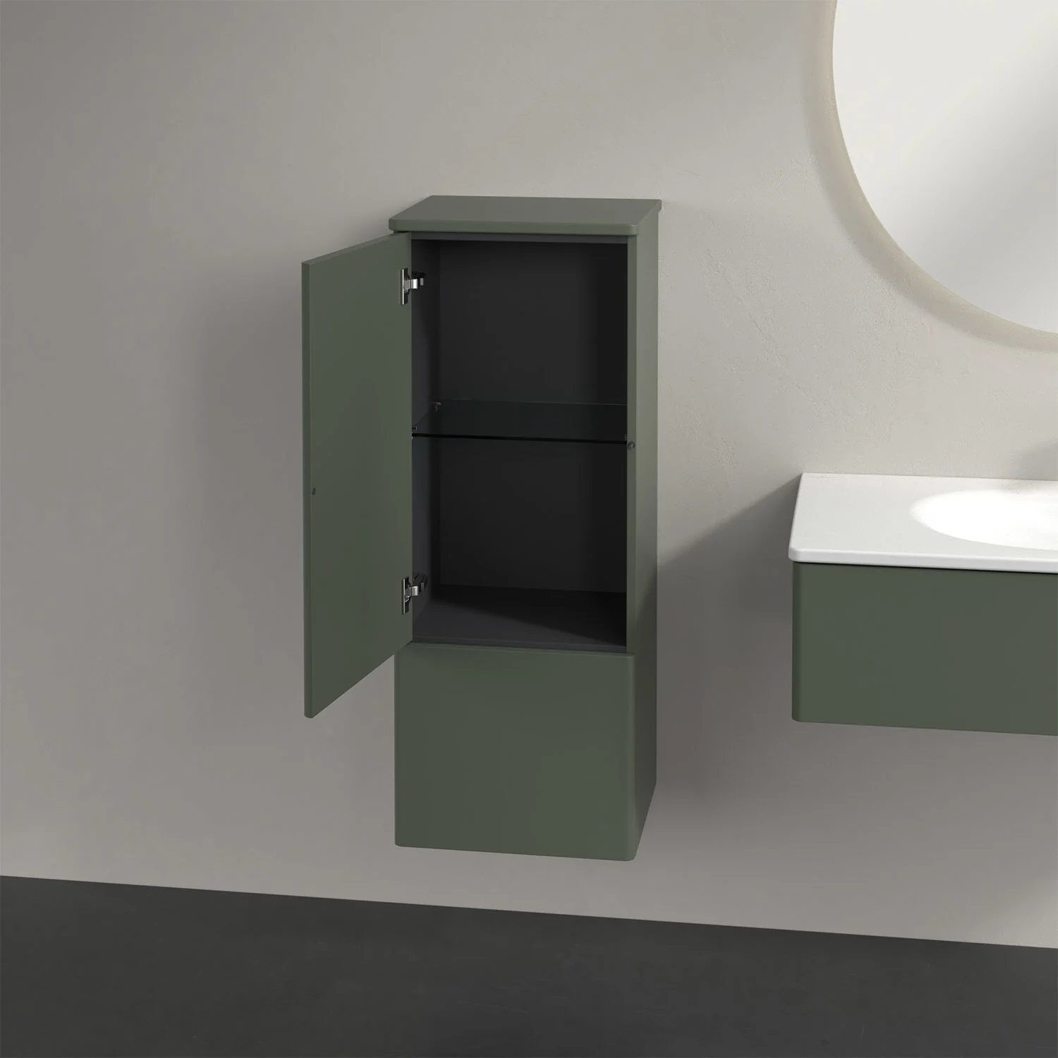 Villeroy & Boch Antao Mittelschrank 41,4 x 103,9 cm, 1 Tür links, Fronten ohne Struktur Bild 5