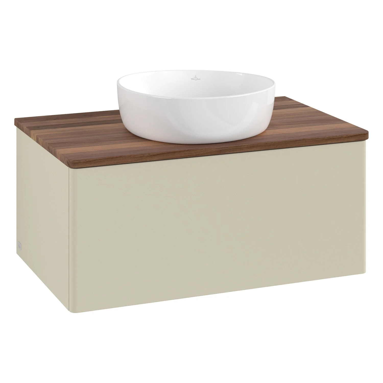 Jasna umywalka z białą misą, Villeroy & Boch