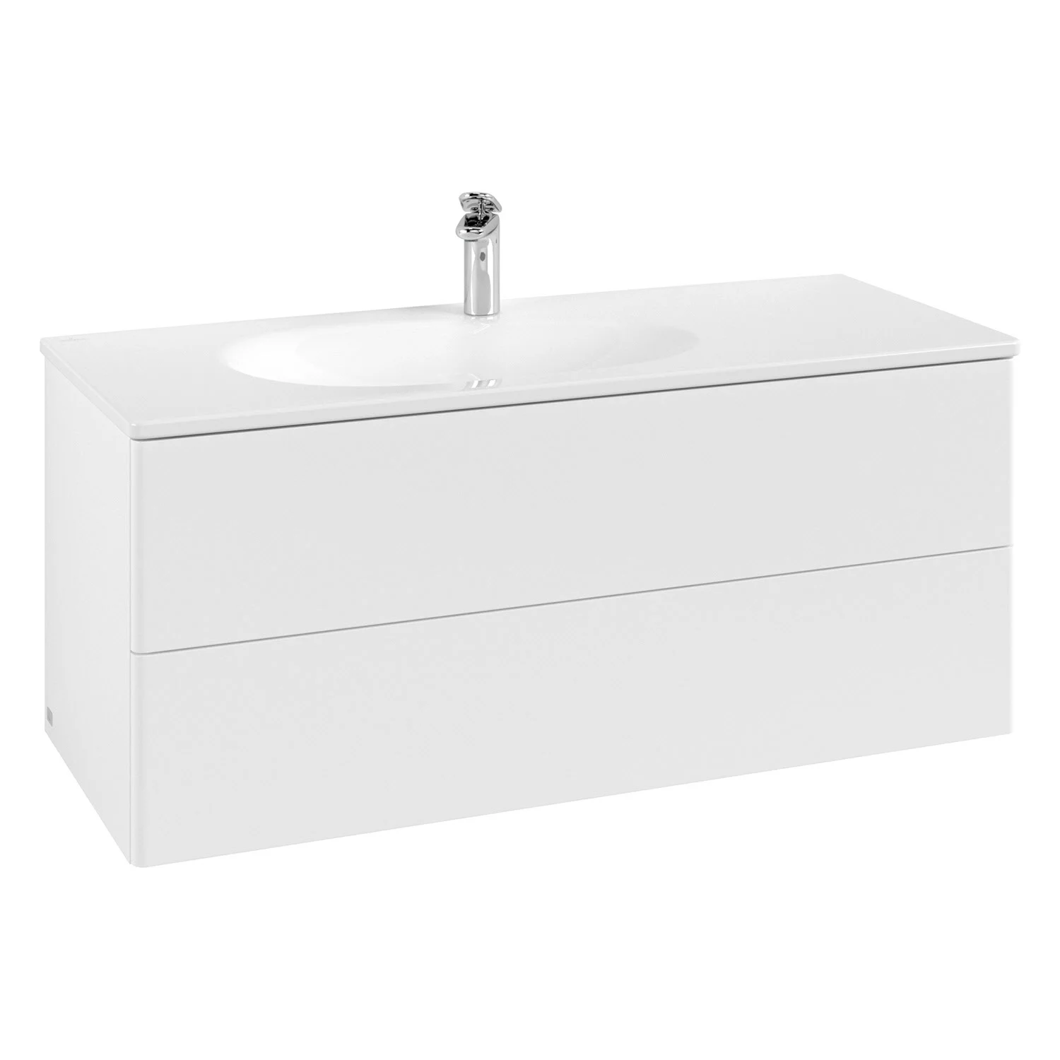 Umywalka w białym widoku z przodu, Villeroy & Boch