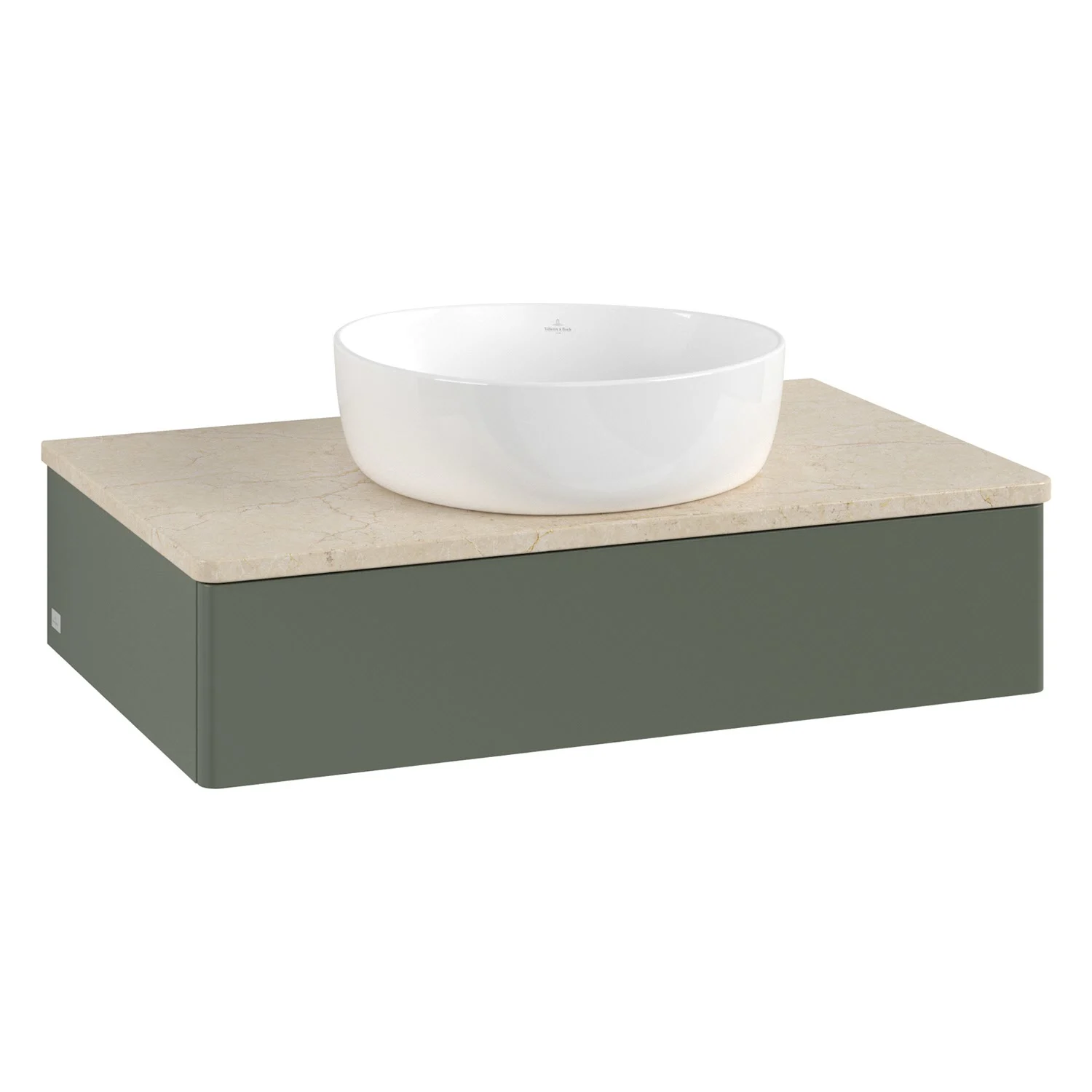 Umywalka z przodu z białą misą, Villeroy & Boch