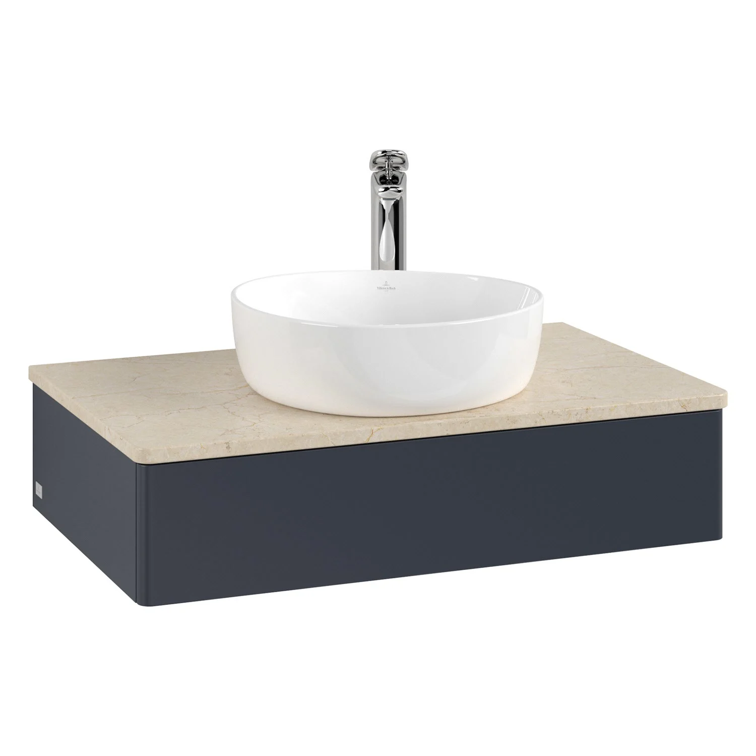 Umywalka z przodu z beżową powierzchnią, Villeroy & Boch