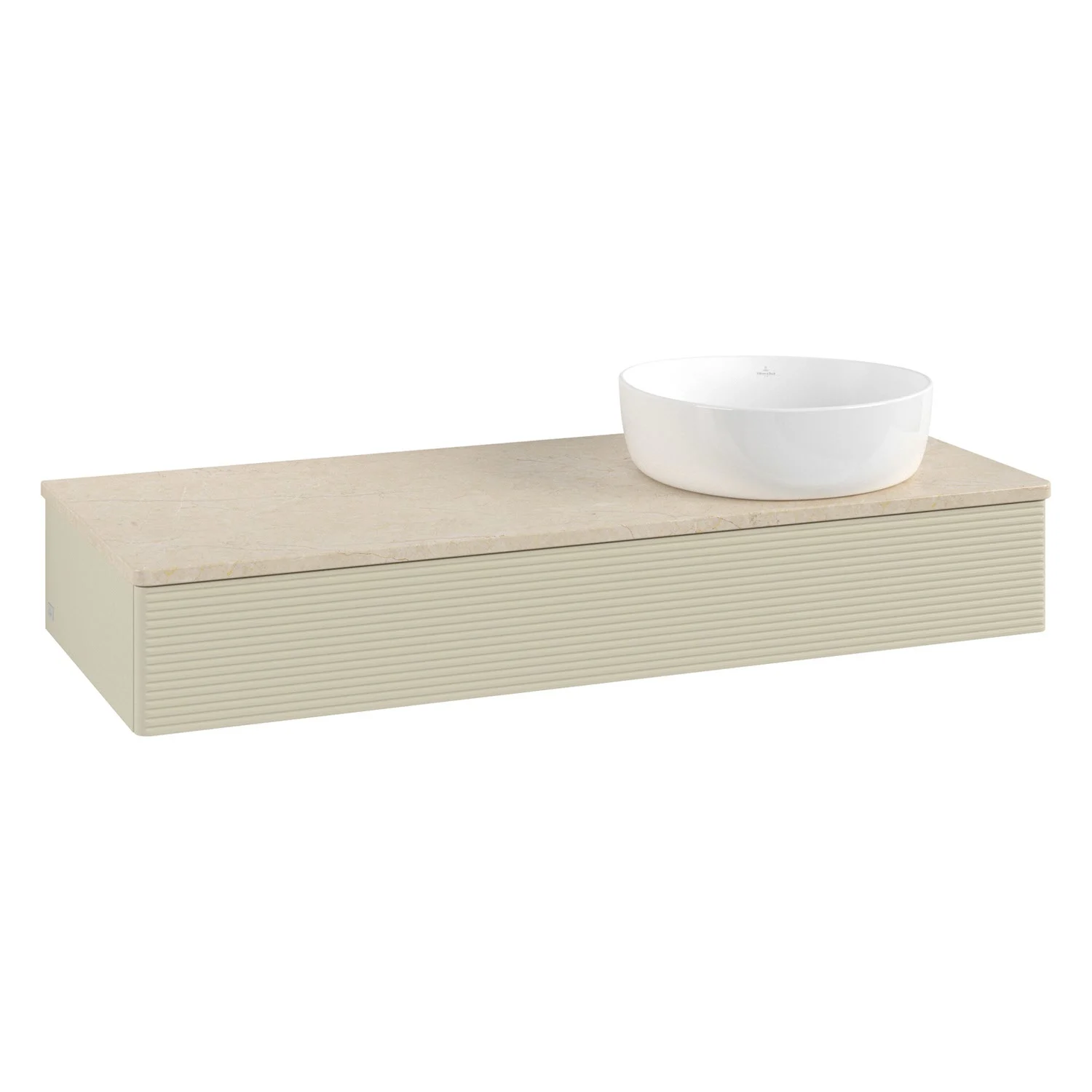 Jasna umywalka z białą misą, Villeroy & Boch