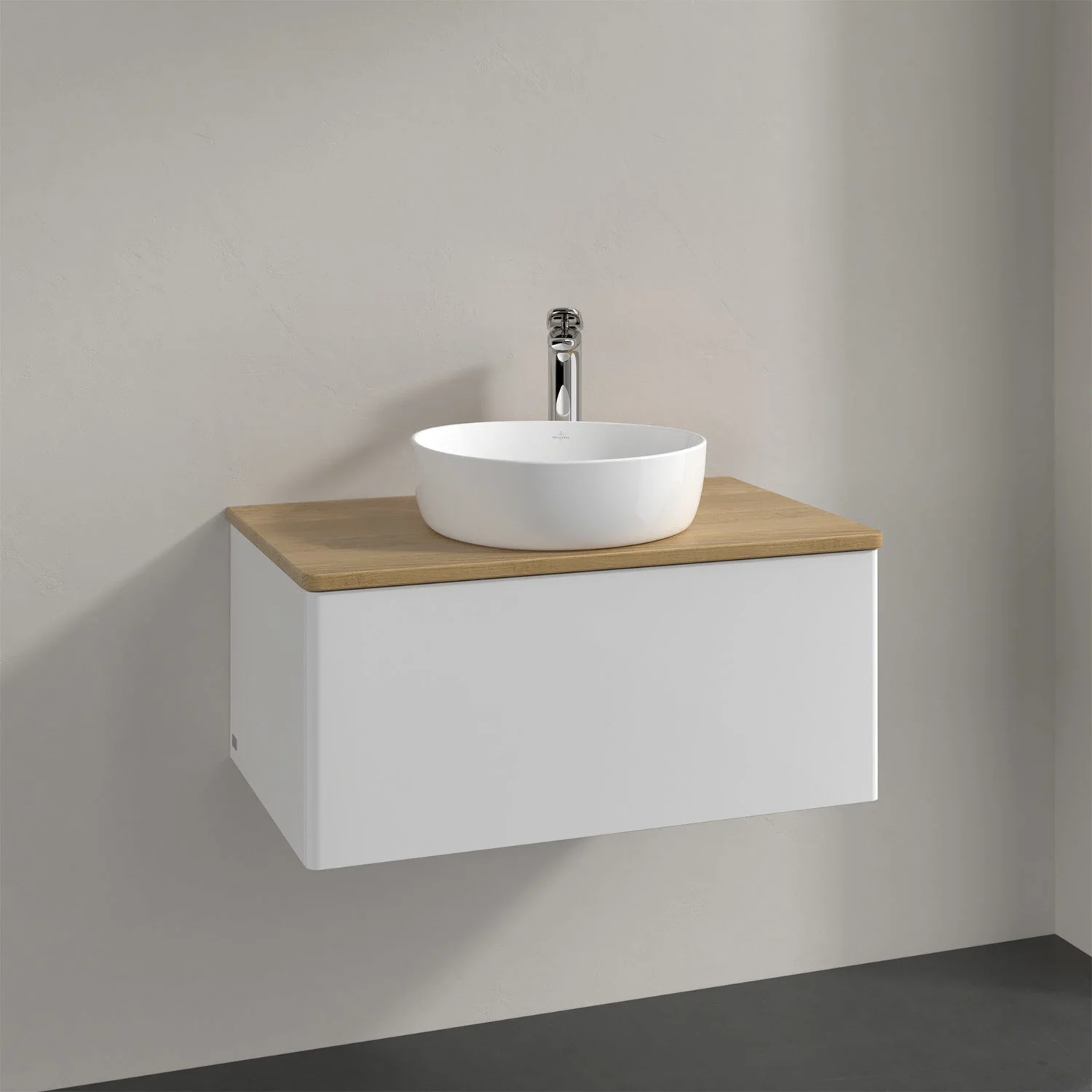 Biała umywalka z białą umywalką zbliżenie, Villeroy & Boch