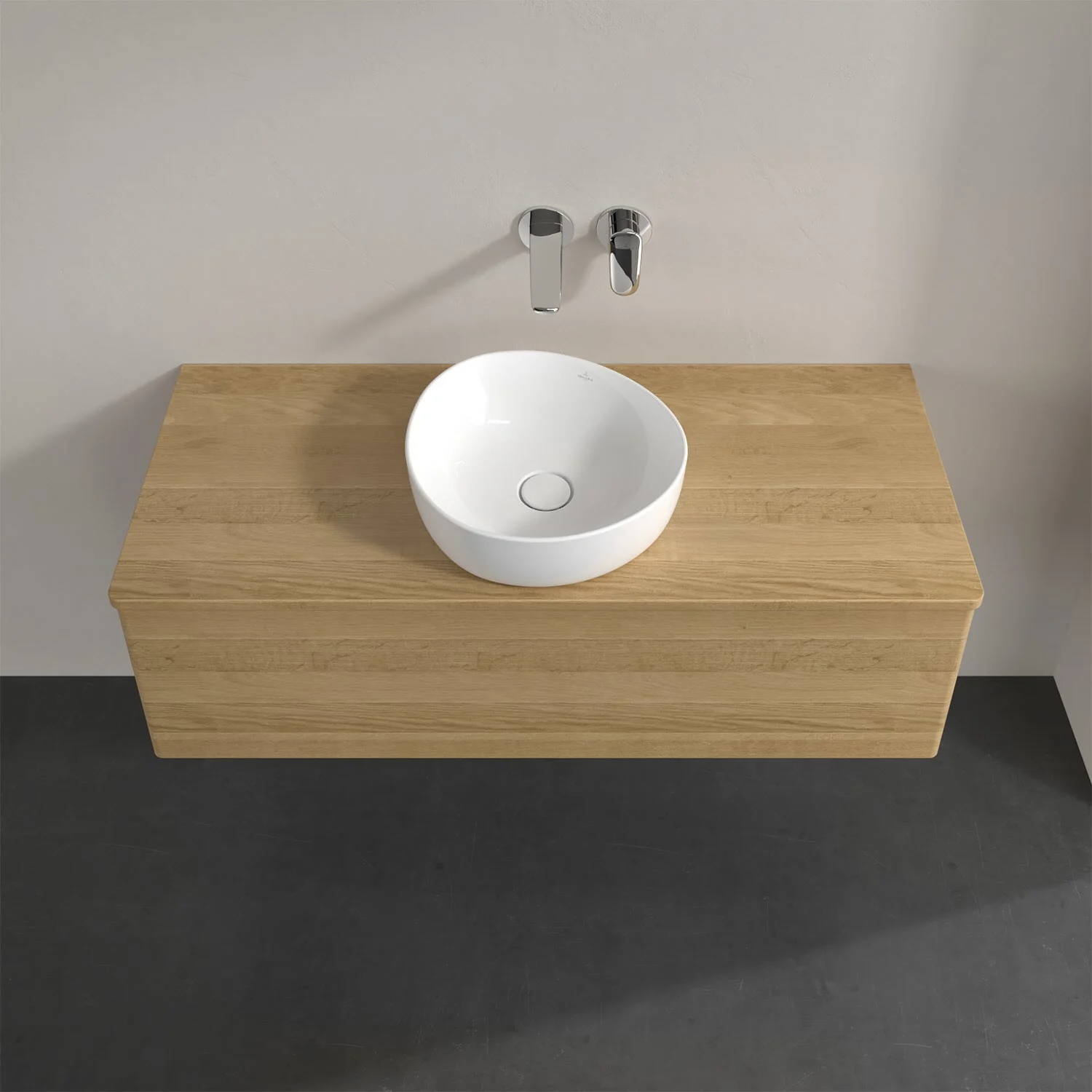Umywalka ścienna z okrągłym zlewem, Villeroy & Boch