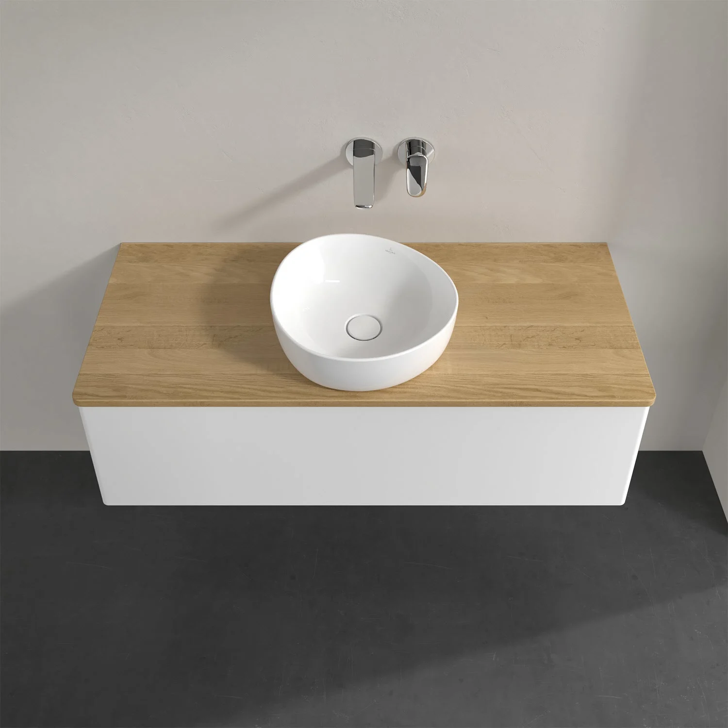 Umywalka ścienna z okrągłym zlewem, Villeroy & Boch