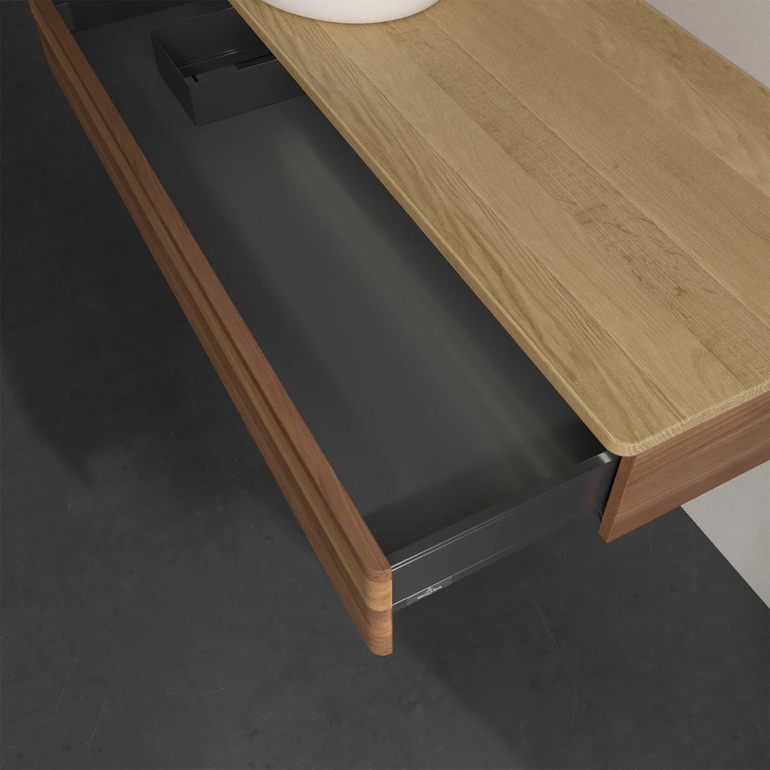 Zbliżenie na mebel łazienkowy Villeroy & Boch, Villeroy & Boch