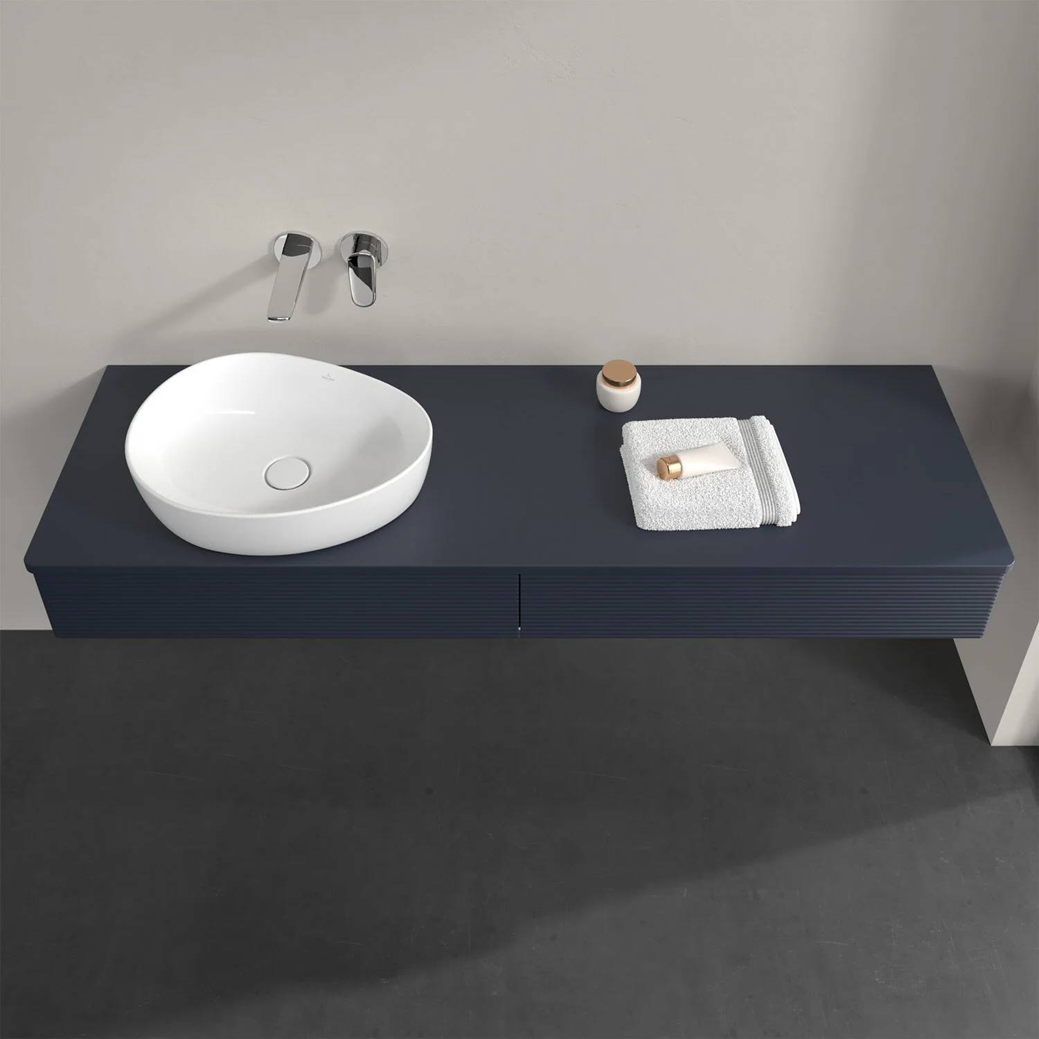 Umywalka z umywalką i ręcznikiem z góry, Villeroy & Boch