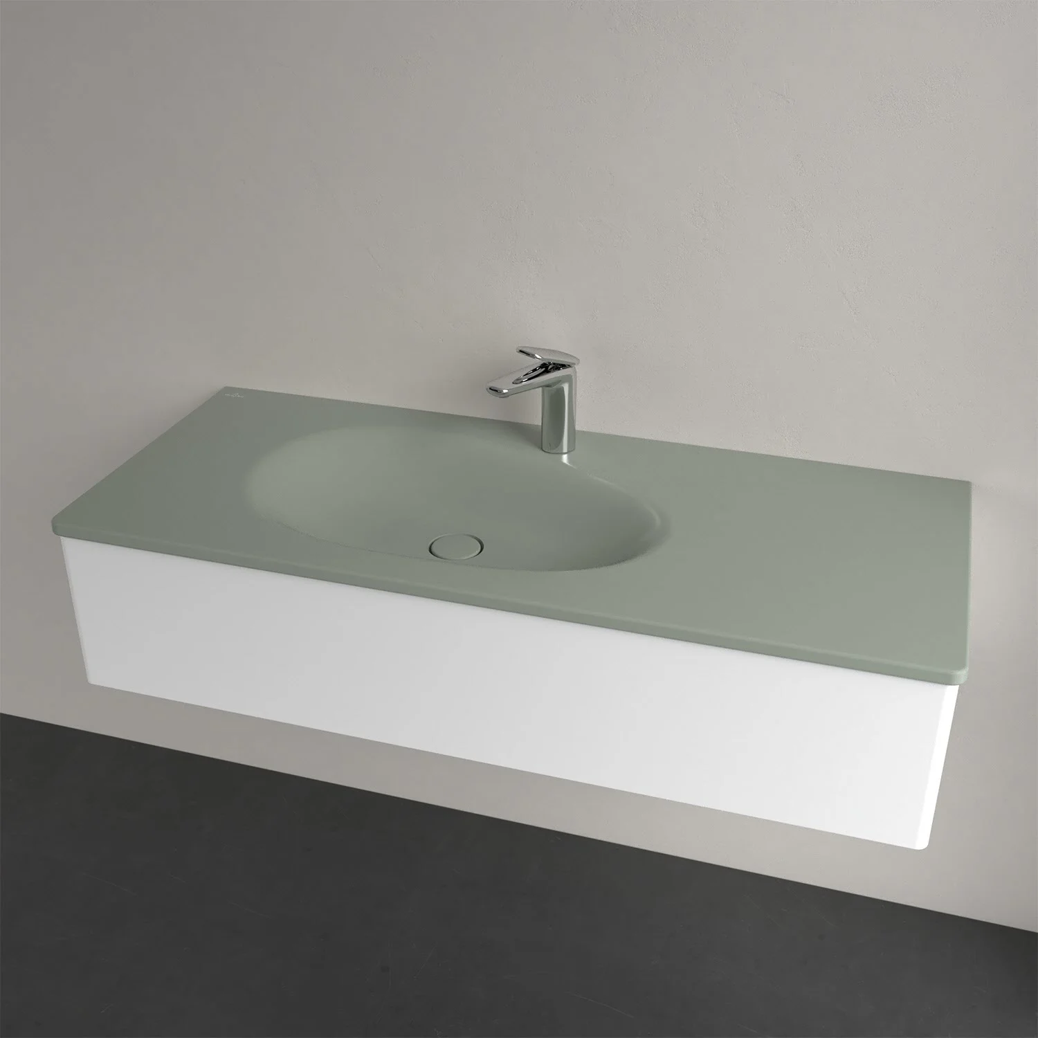 Villeroy & Boch Antao Schrankwaschtisch 120 x 50 cm, ohne Überlauf, mit 1 Hahnloch Bild 4