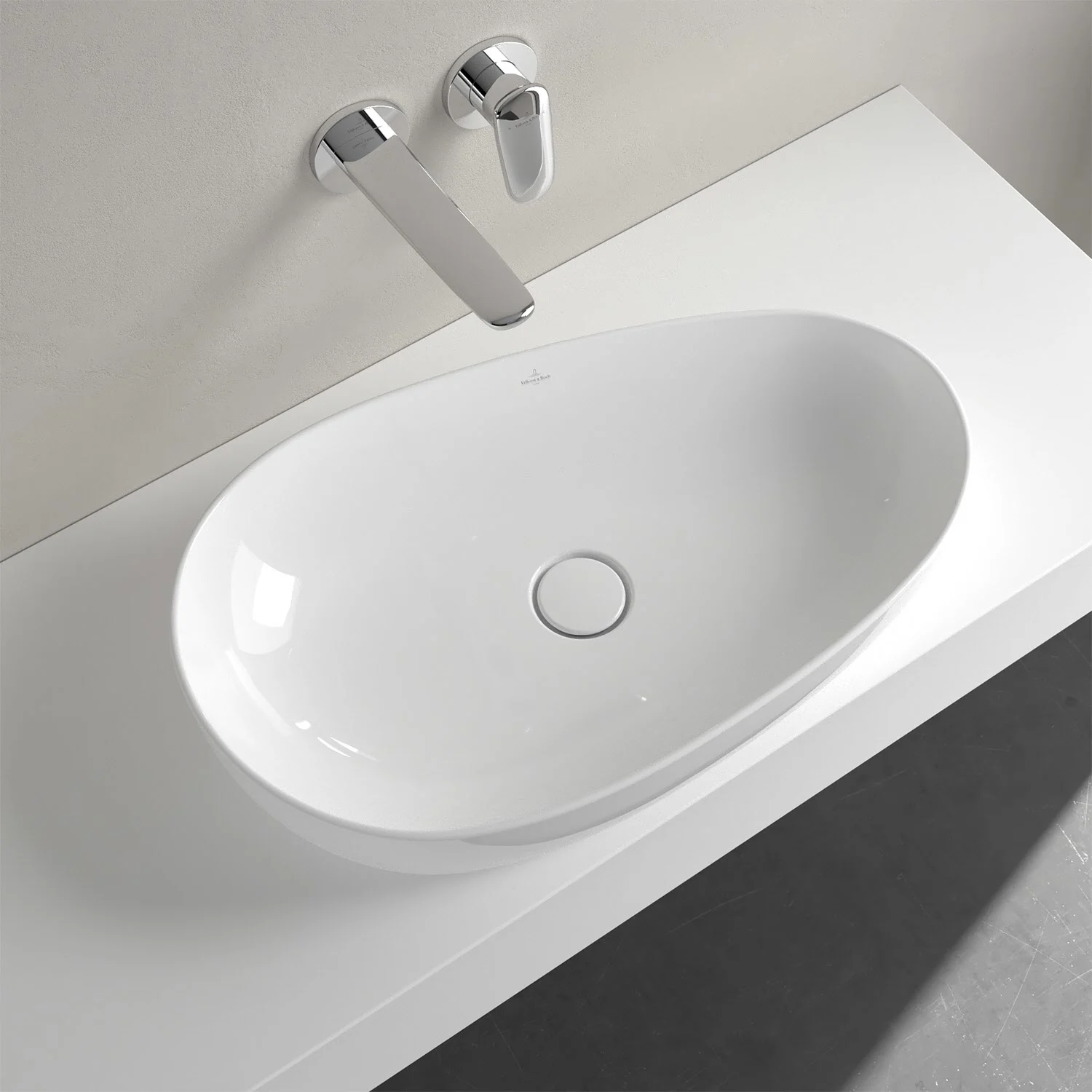 Villeroy & Boch Antao Aufsatzwaschbecken 65 x 40 cm, ohne Überlauf, ungeschliffen Bild 5