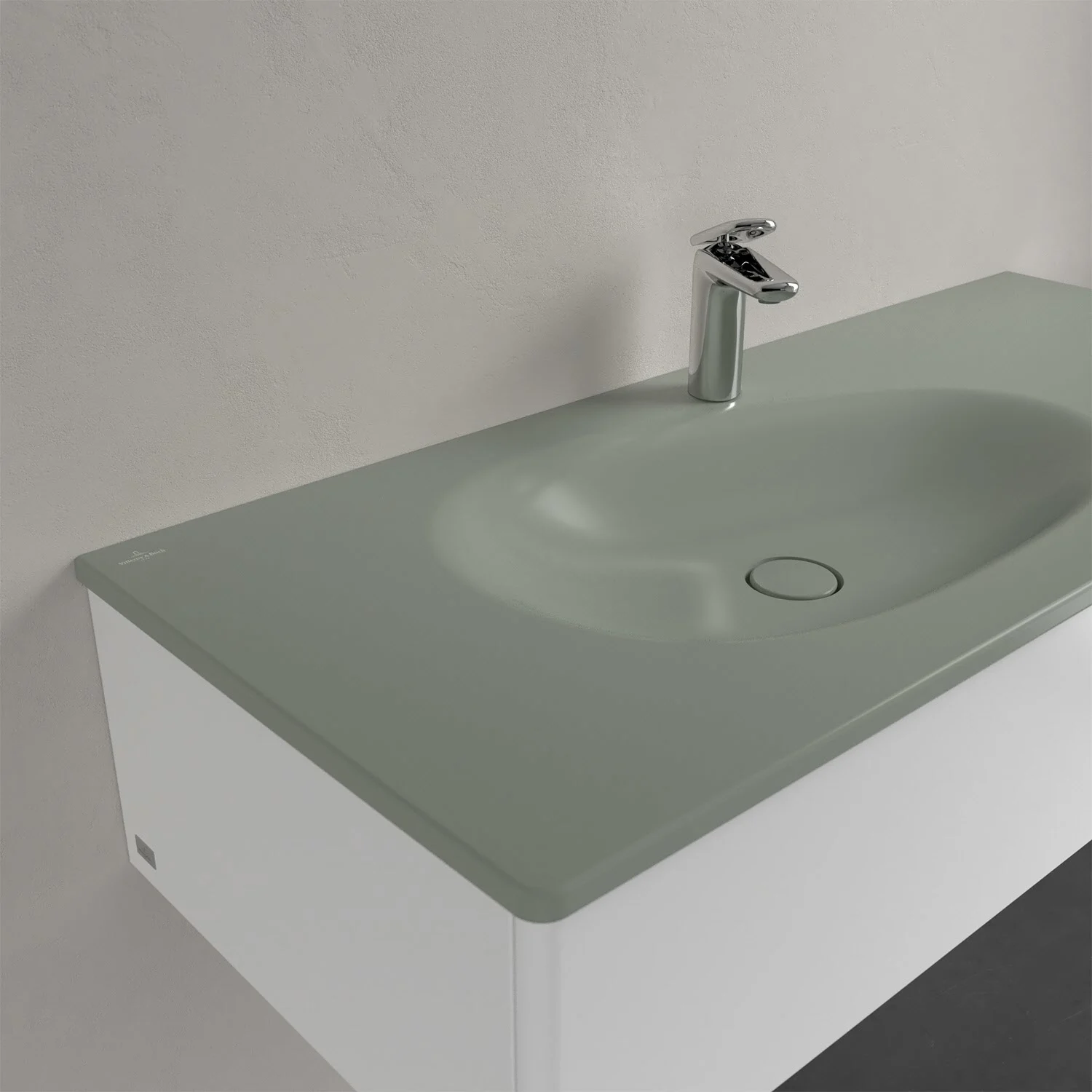 Villeroy & Boch Antao Schrankwaschtisch 120 x 50 cm, ohne Überlauf, mit 1 Hahnloch Bild 7