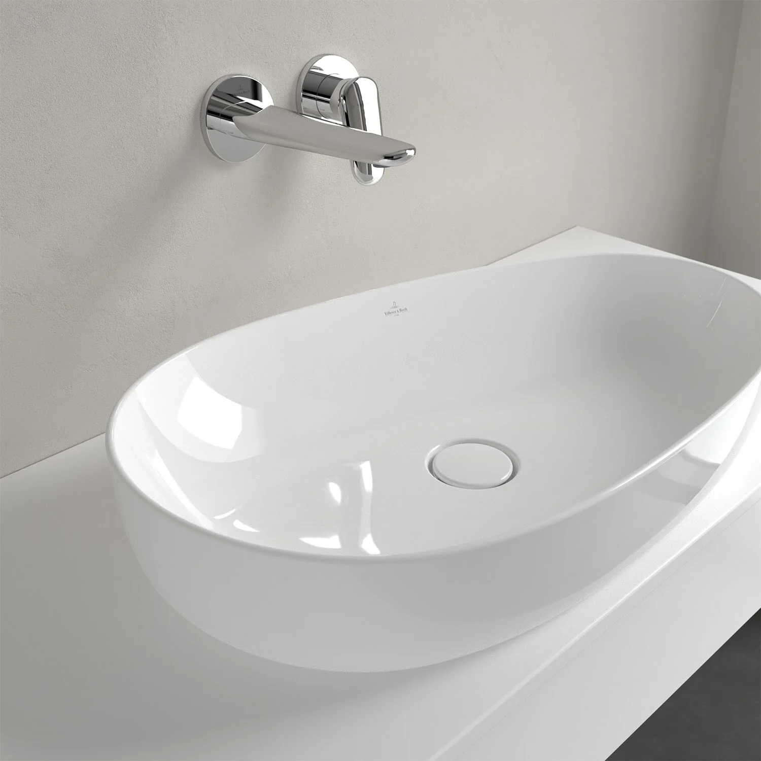 Villeroy & Boch Antao Aufsatzwaschbecken 65 x 40 cm, ohne Überlauf, ungeschliffen Bild 8