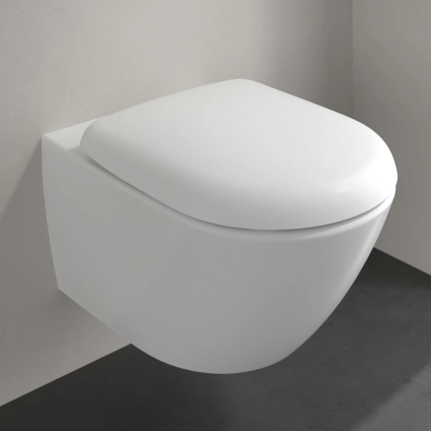 Villeroy & Boch Antao Tiefspül-WC spülrandlos, wandhängend, mit TwistFlush