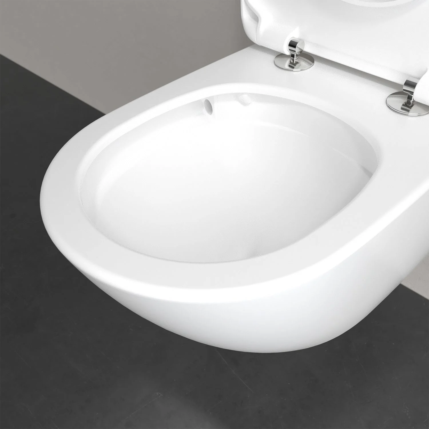 Villeroy & Boch Antao Tiefspül-WC spülrandlos, wandhängend, mit TwistFlush Bild 7