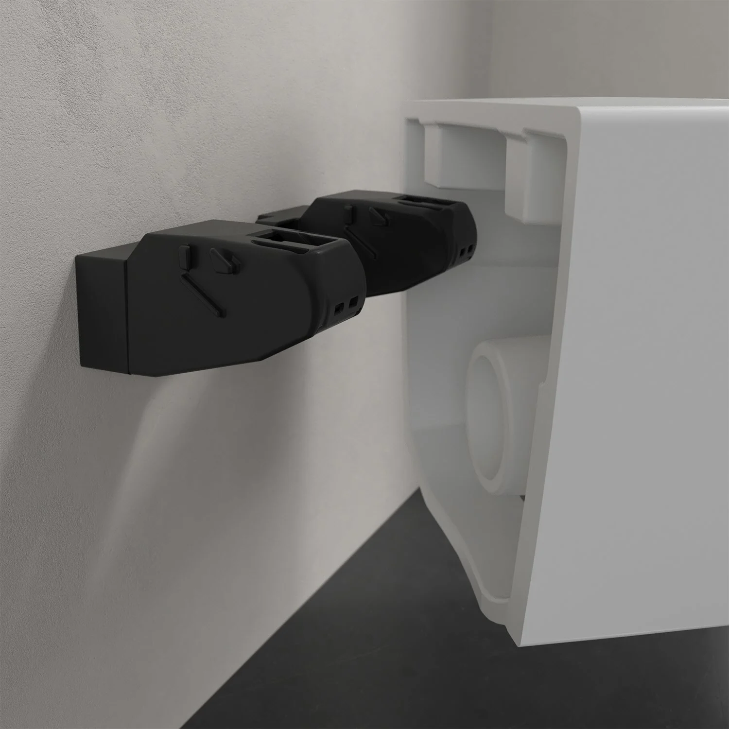 Villeroy & Boch Antao Tiefspül-WC spülrandlos, wandhängend, mit TwistFlush Bild 10