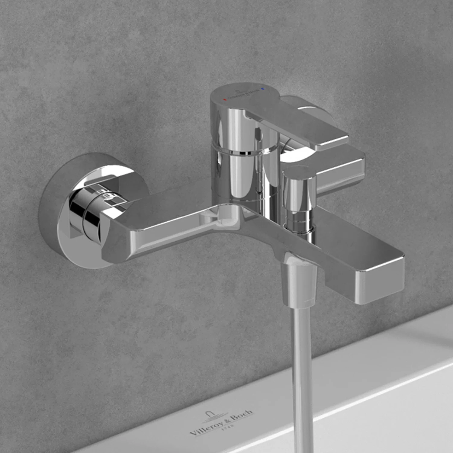 Villeroy & Boch Architectura Einhebel-Badewannenarmatur