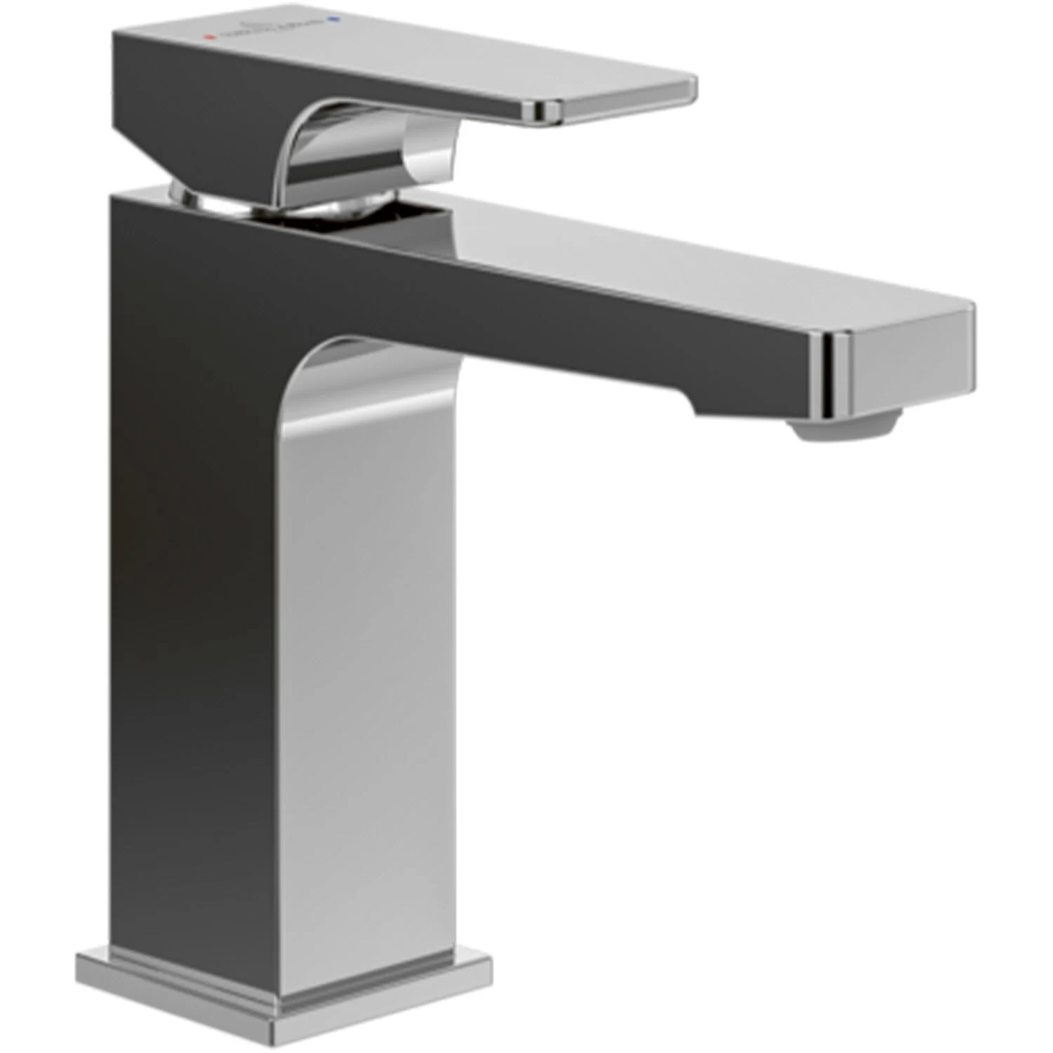 Chromowana bateria jednouchwytowa widok z boku, Villeroy & Boch