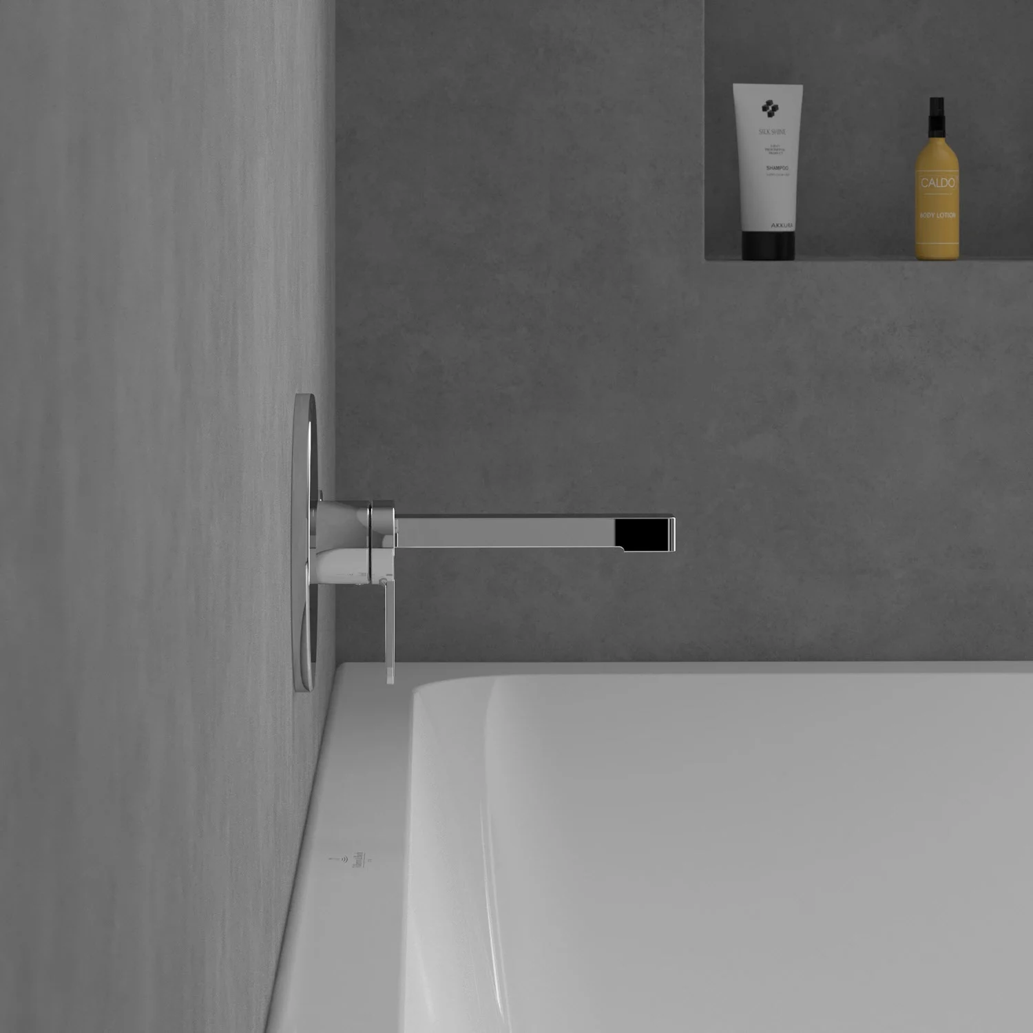 Zbliżenie kranu w łazience, Villeroy & Boch